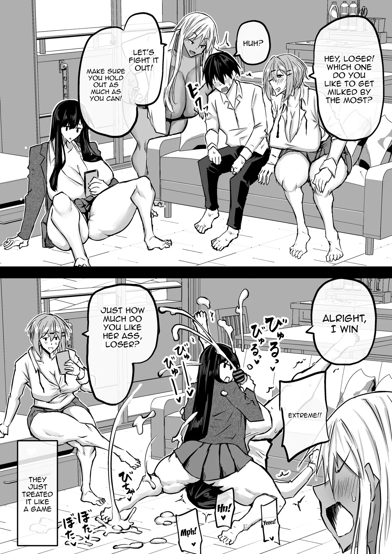 [Chae] Zenbu Shiboritotte Kureru Deka Chichi Gal | The Huge Tittied Gals That Suck Everything Out Of Me [English] {Doujins.com} - Page 28