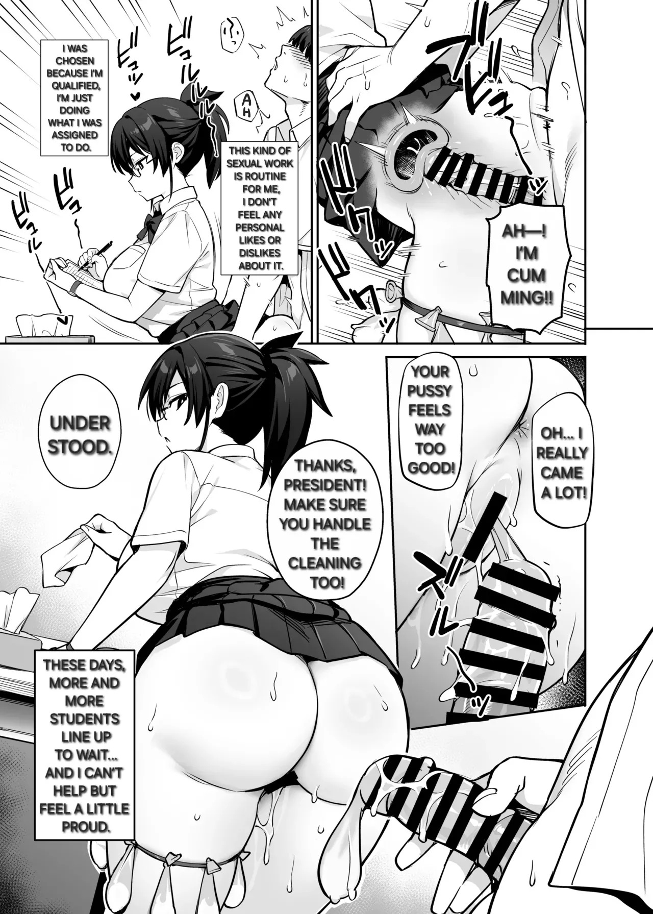 [TRY&Hougen Futari Shakai (TRY Hougen)] Atarashii Fuuki Iinchou wa Kyonyuu Sugiru Ken 3 | The New Disciplinary Committee President is Way Too Busty Part 3 [English] [Alyssaquenn] [Digital] - Page 11