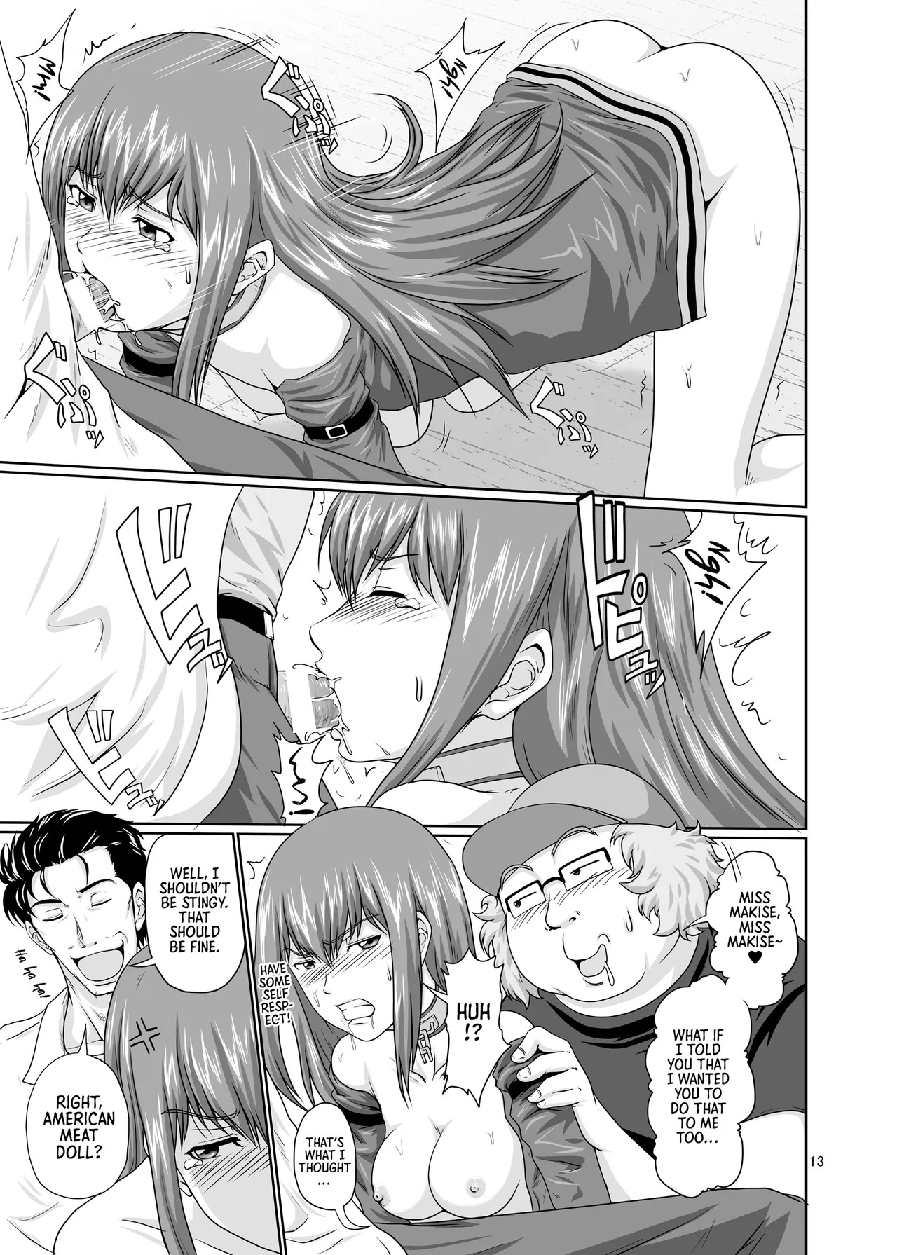 [Daizu no Susume (Toyama Teiji)] A Completely Submissive American Virgin - Chapter a -Sexual slavery Makise Kurisu- (Steins;Gate) [Digital] [English] [Morally Bankrupt Wizard Translations] - Page 12