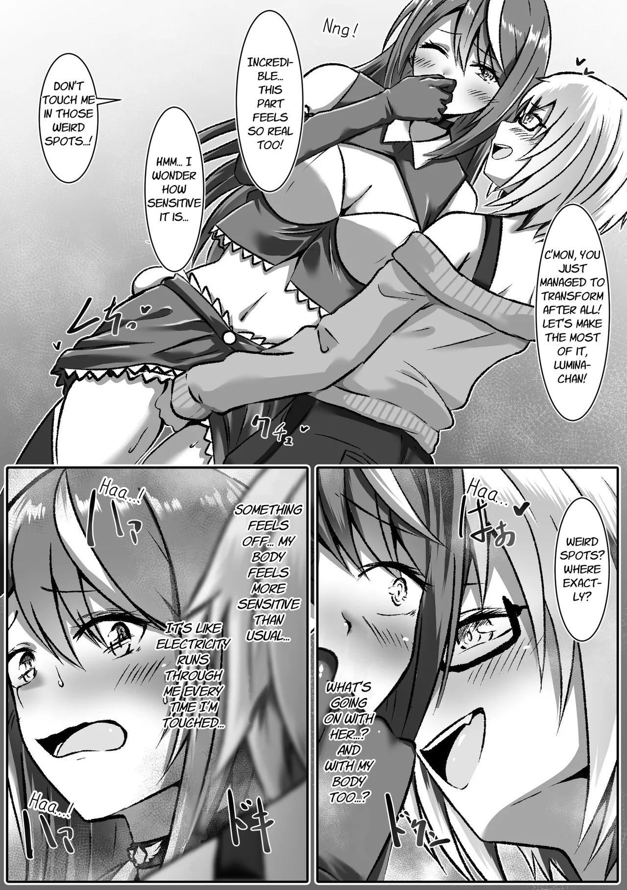 [Makura] TS Henshin de Mesuochi Shita Kareshi to Yuri Etchi Zanmai | My Boyfriend Turned into a Girl… and We Had All Kinds of Yuri Fun! [English] [Link-Link] - Page 13
