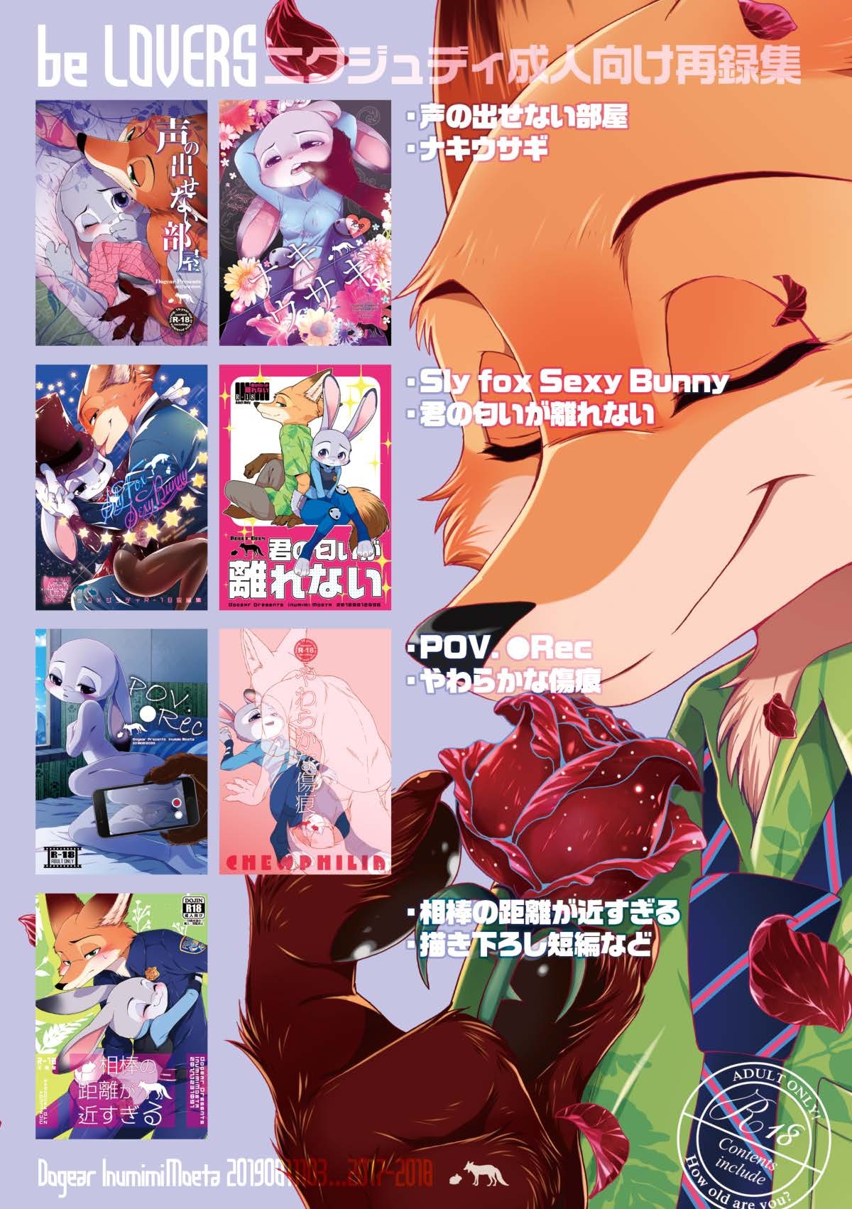 [Dogear (Inumimi Moeta)] be LOVERS Nick Judy Seijin Muke Sairoku-shuu2 (Zootopia) [Digital] - Page 263