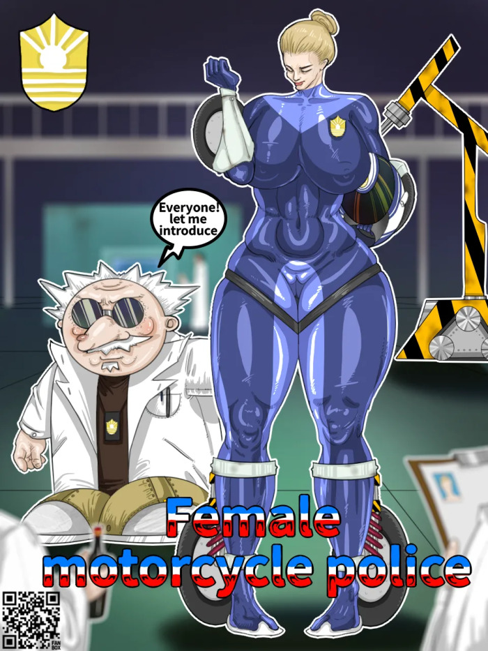 [fourd] Female motorcycle police1 / translate