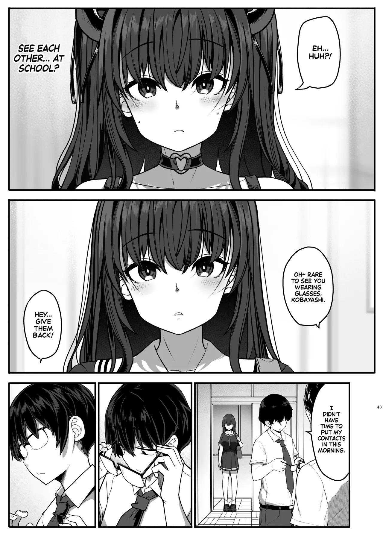 [Kirintei (Kirin Kakeru)] Ayatsuki Amane wa Sugao o Kakushite Koi o Suru | Ayatsuki Amane Hides Her True Self to Fall in Love [English] [Castle TL] [Digital] - Page 42
