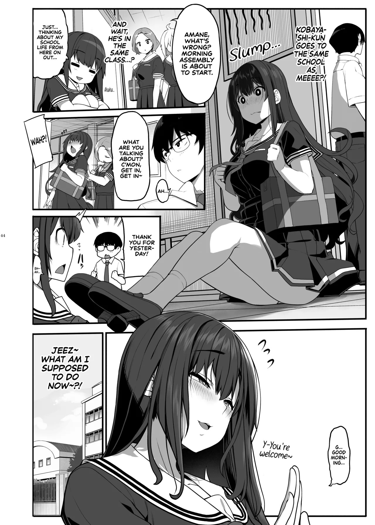 [Kirintei (Kirin Kakeru)] Ayatsuki Amane wa Sugao o Kakushite Koi o Suru | Ayatsuki Amane Hides Her True Self to Fall in Love [English] [Castle TL] [Digital] - Page 43