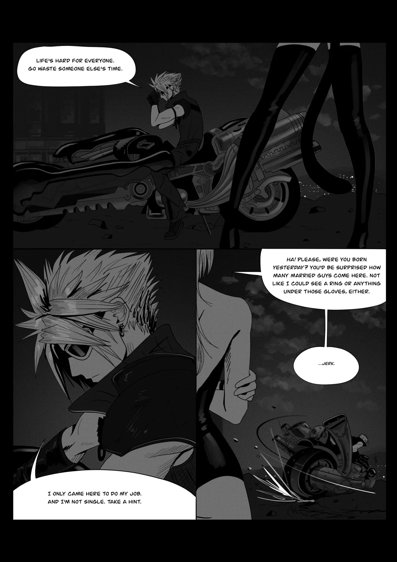 [Safaia🦋] Cloud x Tifa comic - Post-ACC ch.1-2 (Final Fantasy VII) - Page 10