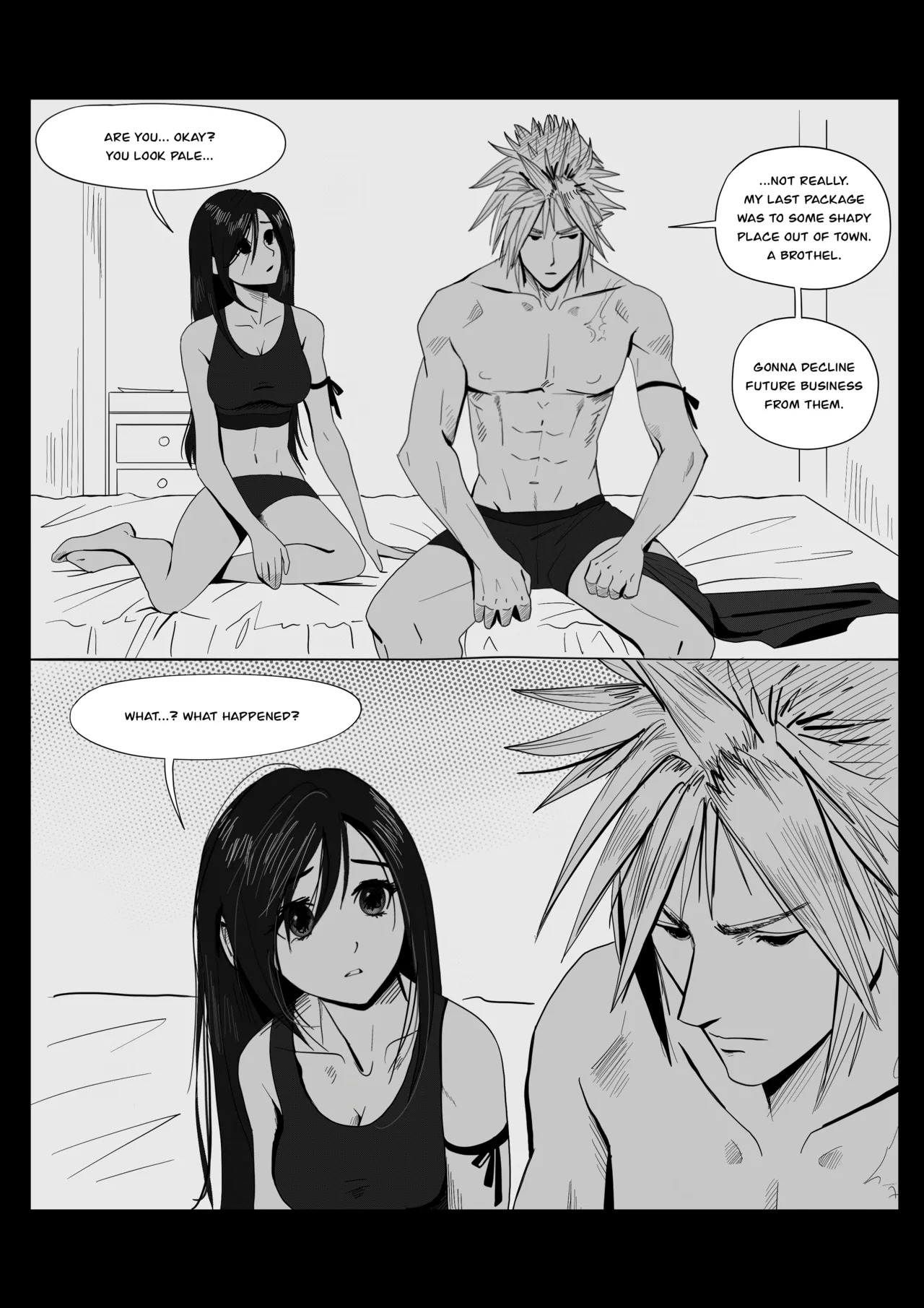 [Safaia🦋] Cloud x Tifa comic - Post-ACC ch.1-2 (Final Fantasy VII) - Page 16