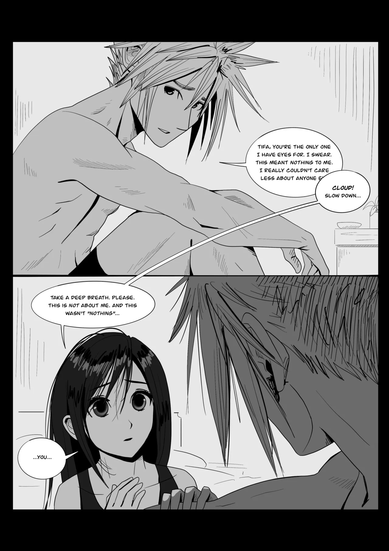 [Safaia🦋] Cloud x Tifa comic - Post-ACC ch.1-2 (Final Fantasy VII) - Page 20