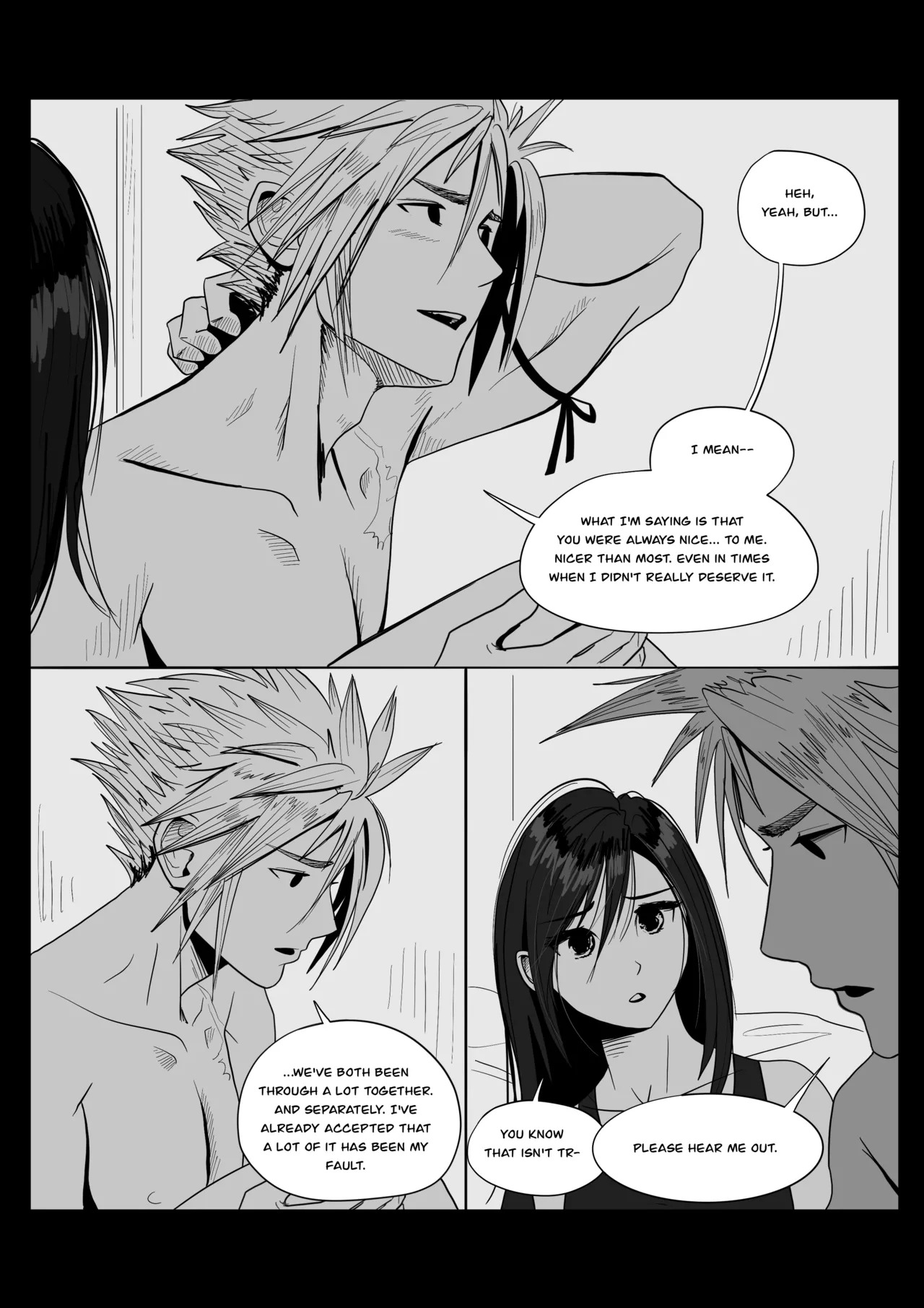 [Safaia🦋] Cloud x Tifa comic - Post-ACC ch.1-2 (Final Fantasy VII) - Page 28