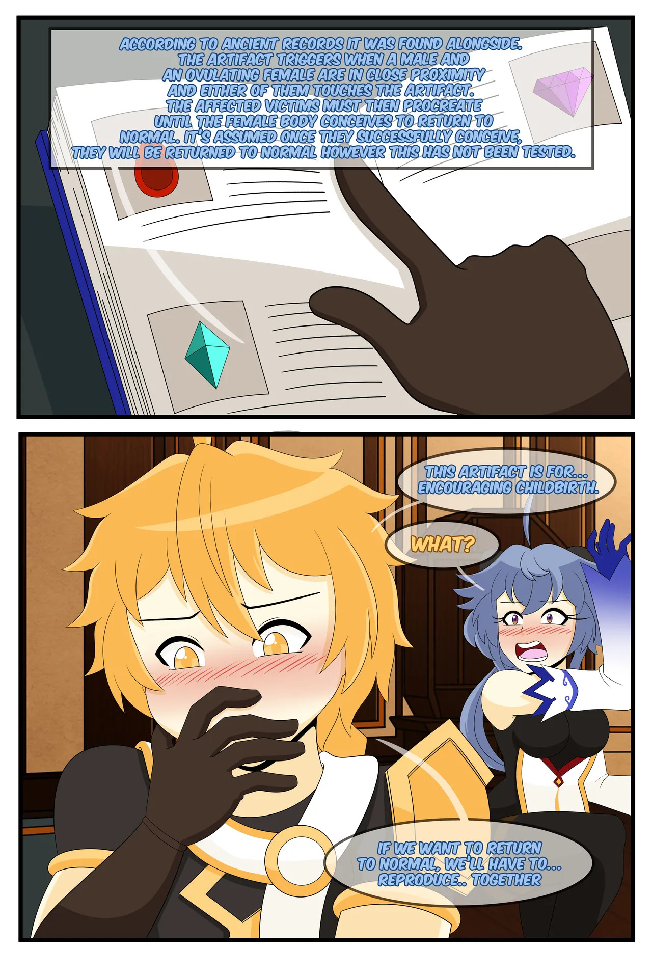 [Kawaii Tsun'aho (SenpaiLove)] Trading visions with Ganyu! [English] - Page 12