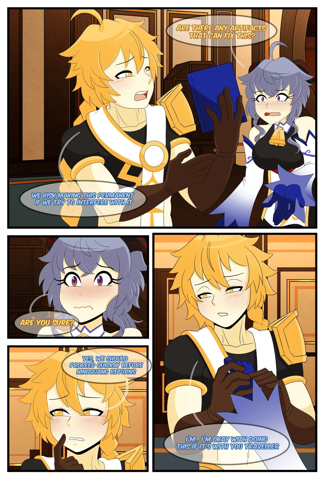 [Kawaii Tsun'aho (SenpaiLove)] Trading visions with Ganyu! [English] - Page 13