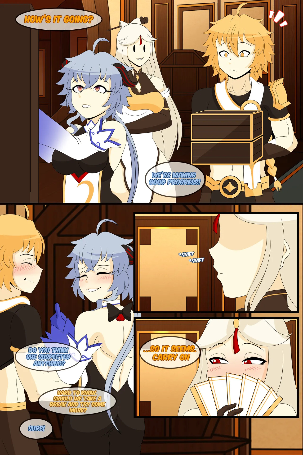 [Kawaii Tsun'aho (SenpaiLove)] Trading visions with Ganyu! [English] - Page 23