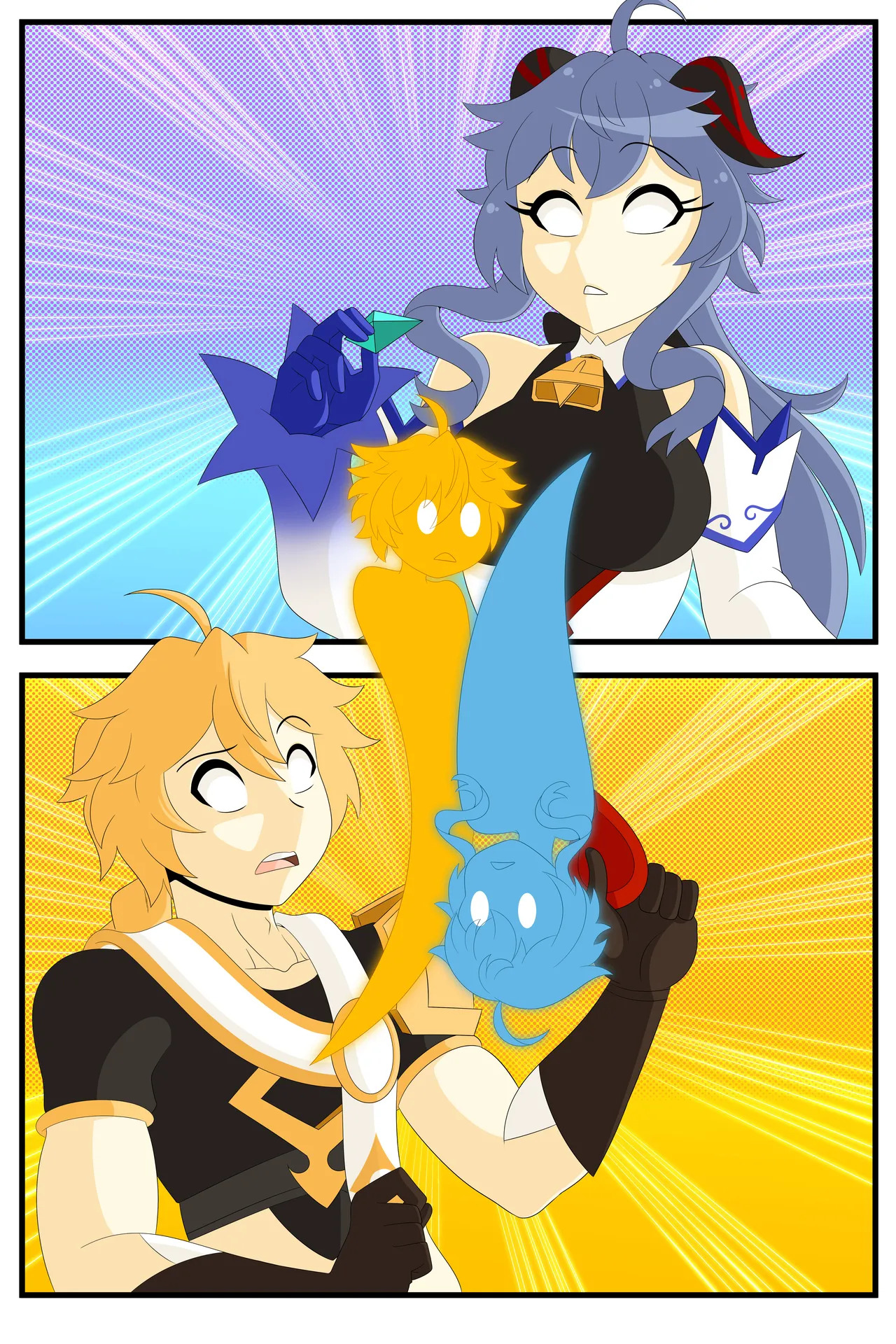 [Kawaii Tsun'aho (SenpaiLove)] Trading visions with Ganyu! [English] - Page 9