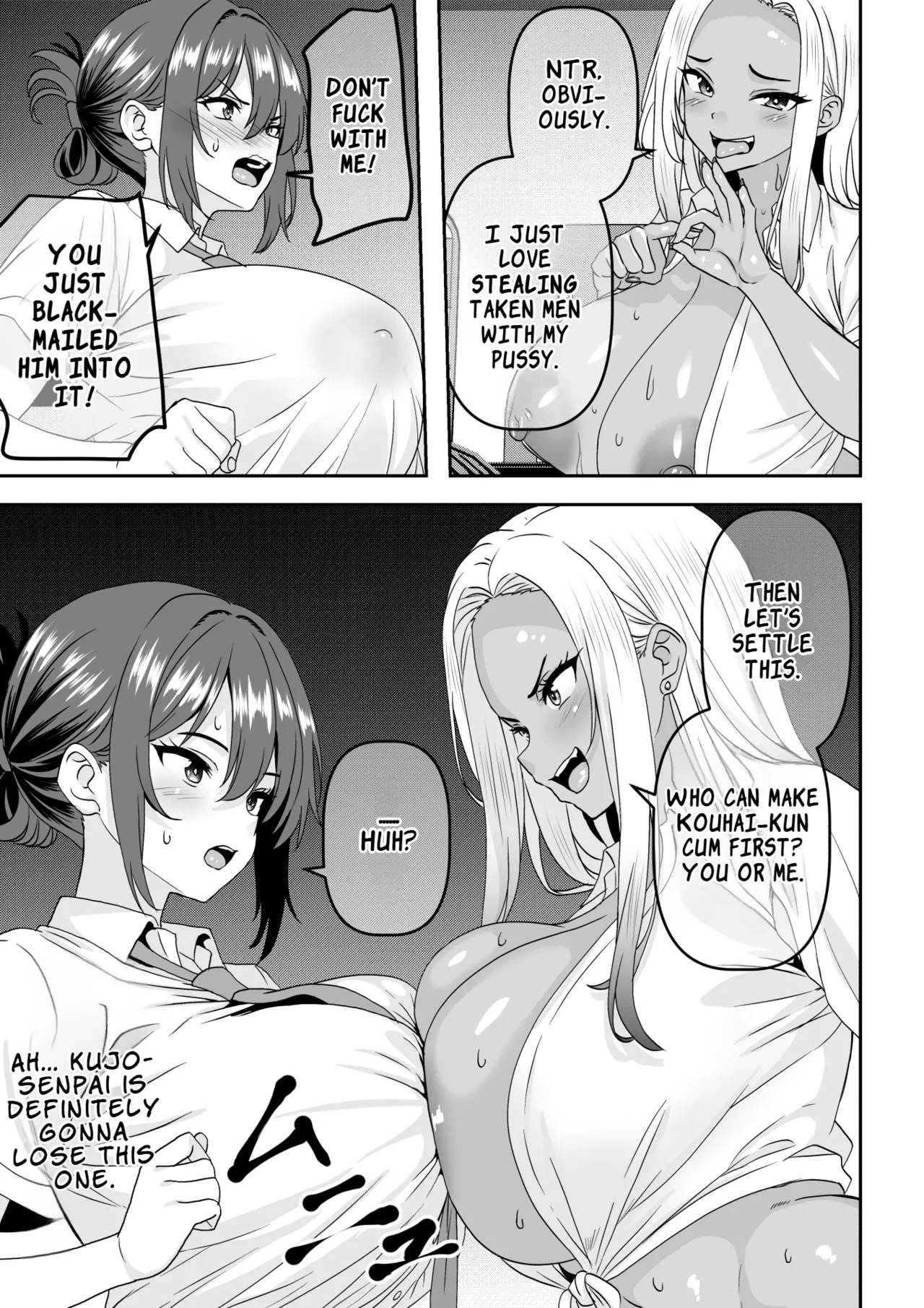 [Waribashi Kouka] "Teisou Gyakuten" Choushi ni Notta Ouji-sama-kei no Senpai, Netorarete Goukyuu Nouhakai Akume o Hirou shite shimau | Chastity Reversal — The Overconfident Prince‑like Senpai Ends Up Being Cheated On and Exposes a Breakdown-Level Crying Meltdown [English] [LKK•Scans] - Page 22