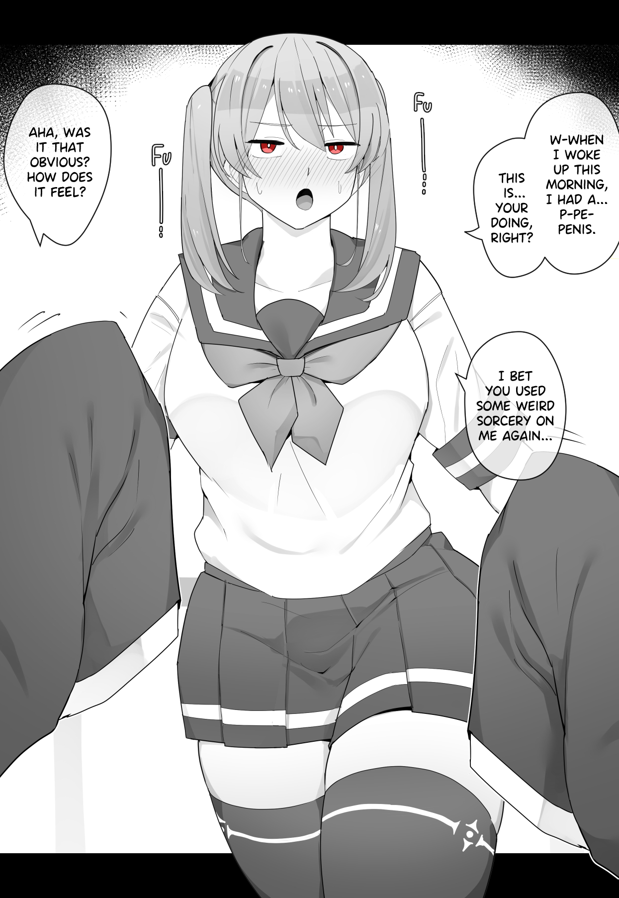 [Kassai] Twin-Tailed Girl Suddenly Grows a Dick - Page 27