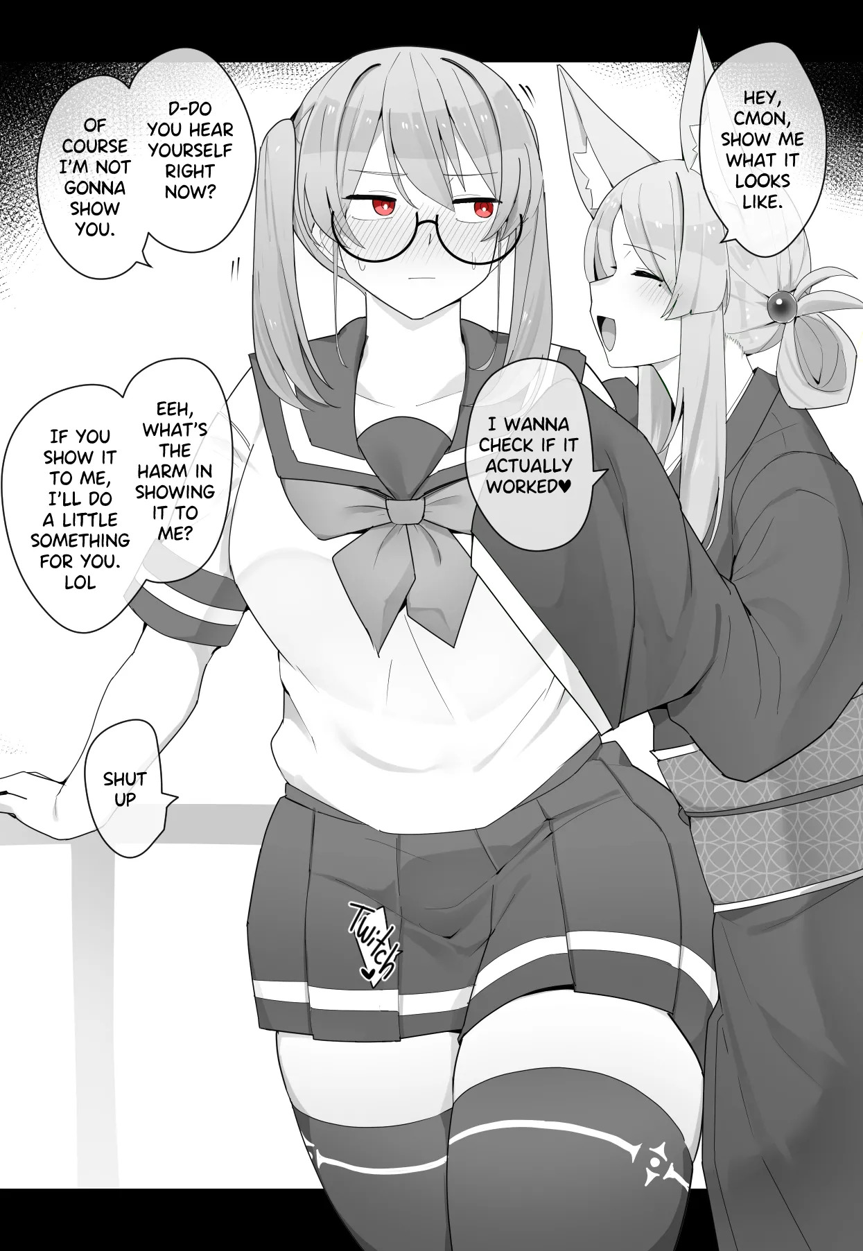 [Kassai] Twin-Tailed Girl Suddenly Grows a Dick - Page 41