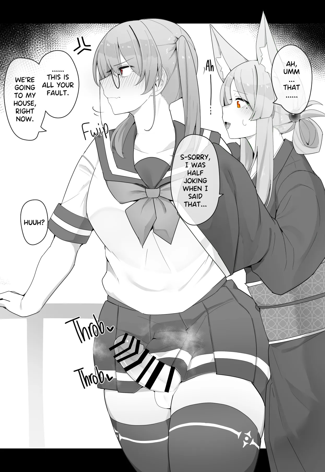 [Kassai] Twin-Tailed Girl Suddenly Grows a Dick - Page 42