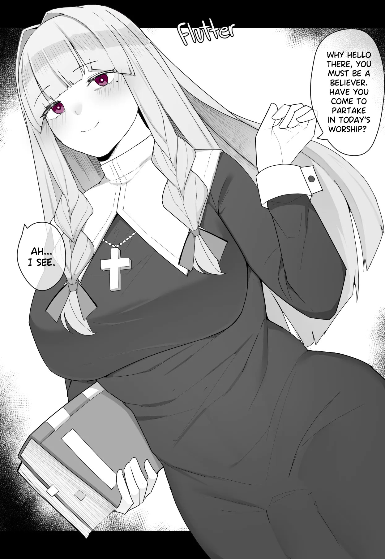 [Kassai] Baptized by a Futanari Nun - Page 40