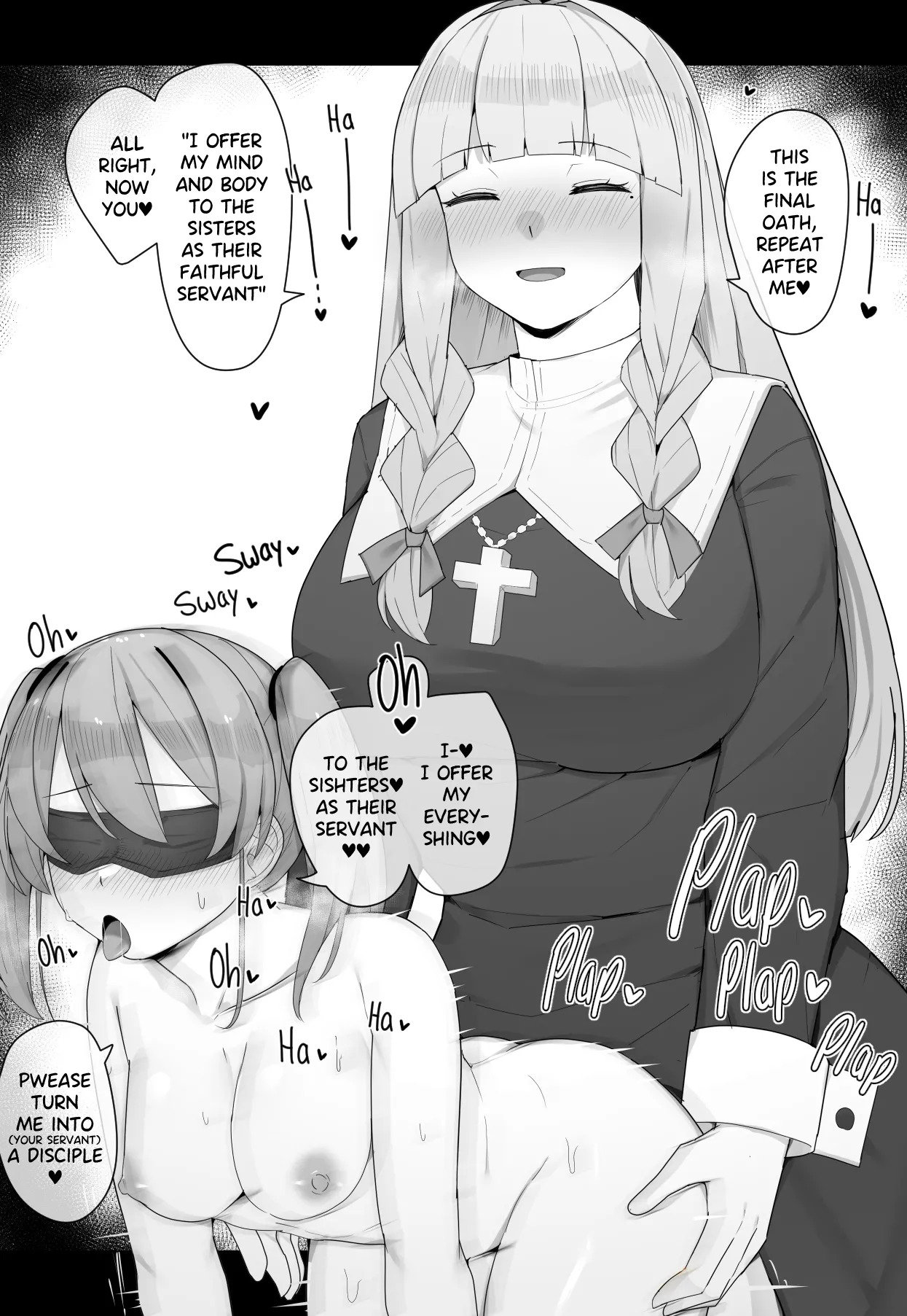 [Kassai] Baptized by a Futanari Nun - Page 51