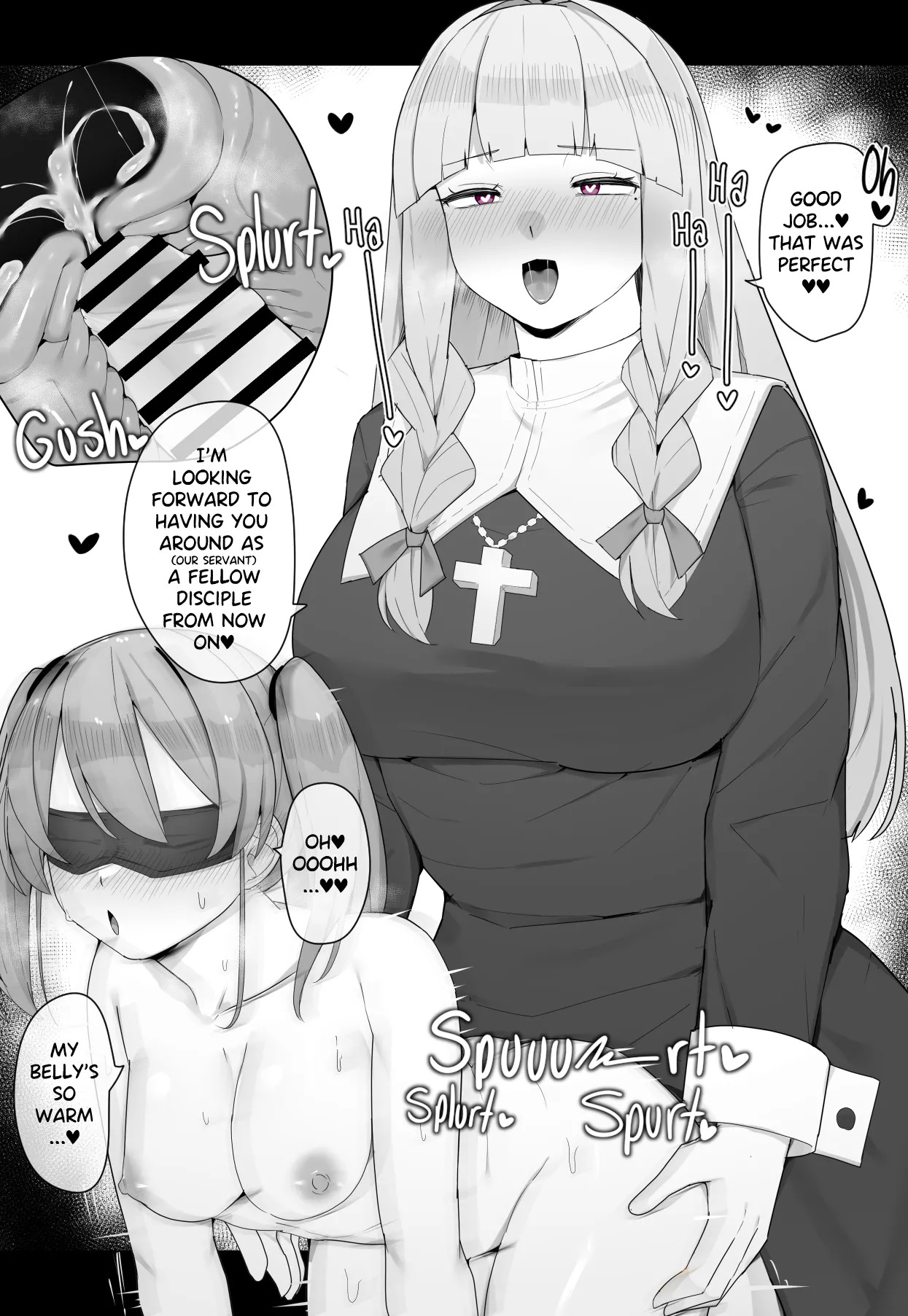 [Kassai] Baptized by a Futanari Nun - Page 52