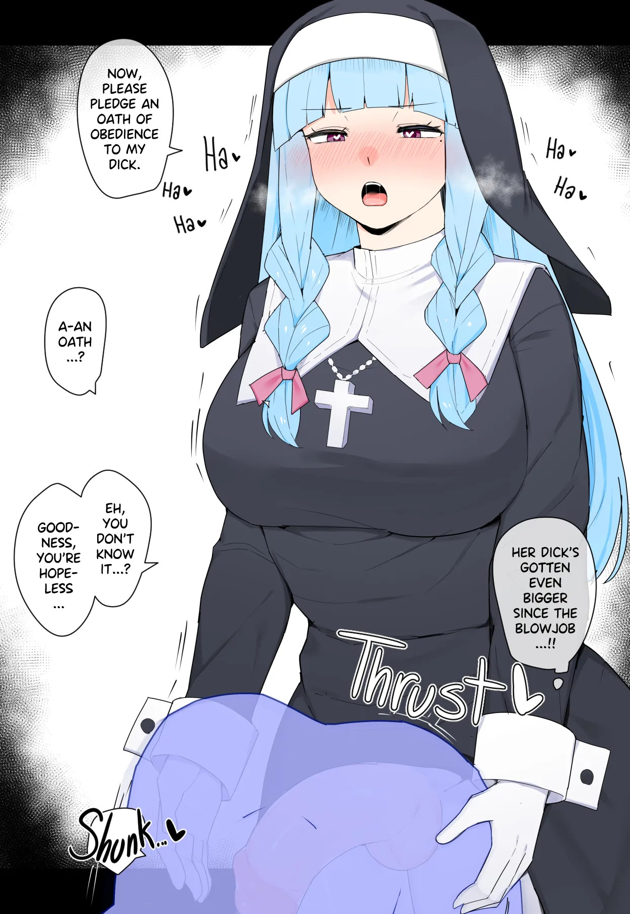 [Kassai] Baptized by a Futanari Nun - Page 63