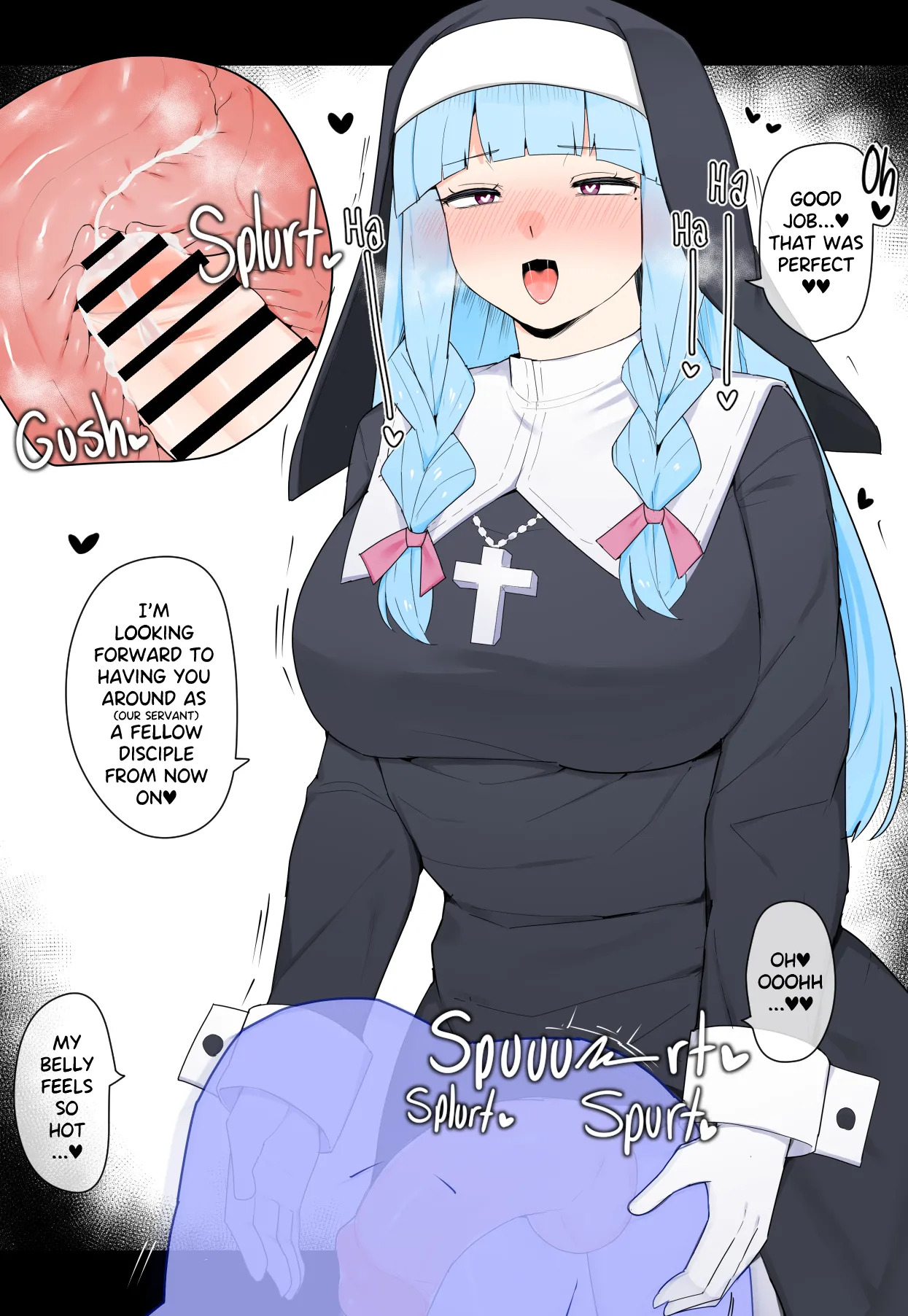 [Kassai] Baptized by a Futanari Nun - Page 65