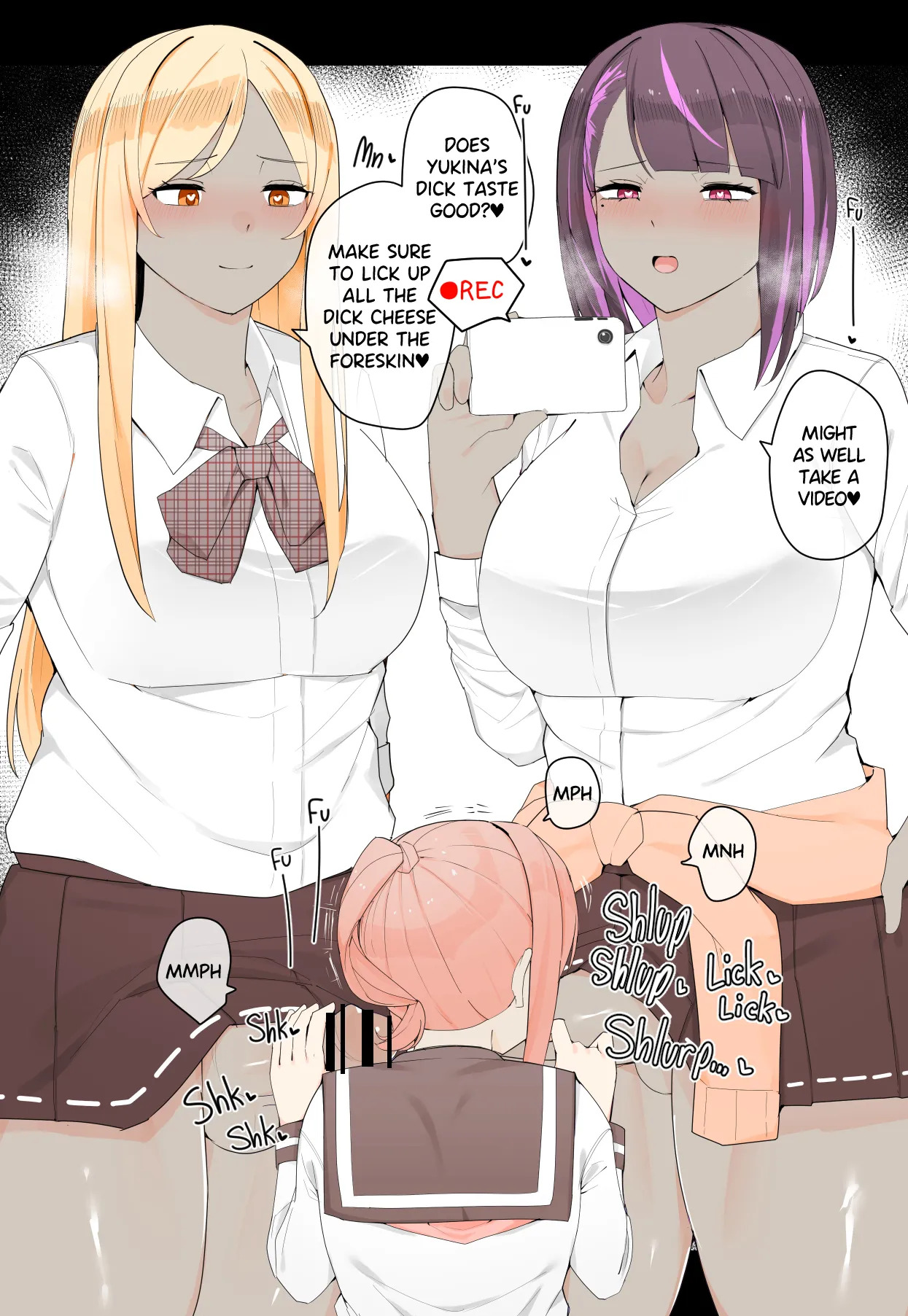 [Kassai] Having a Good Time with Futanari Gyarus - Page 17