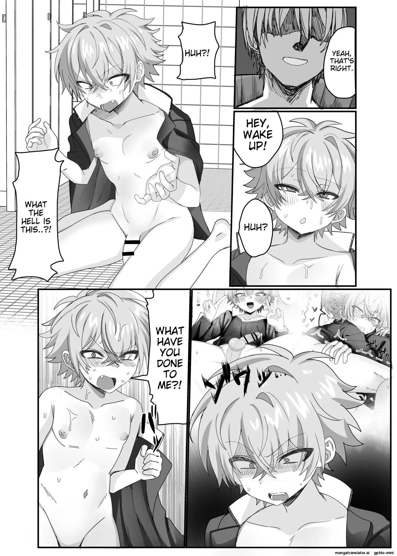 [Yusen Milk (Yumoto Yuzuki)] 催●肉便器 嘉神くん [MTL] - Page 35