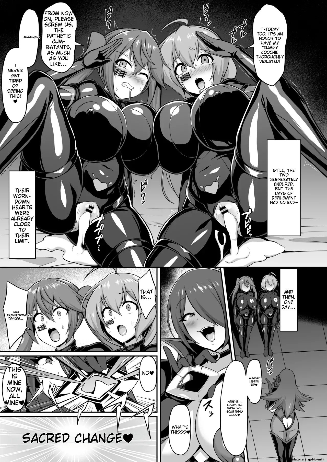 [Ikameshi Shokudou (Ikameshi)] Seisou Kouki Sacred Flare & Aqua -Buzama Sentouin-ka Songen Hakai Keikaku- [English] [MTL] - Page 27