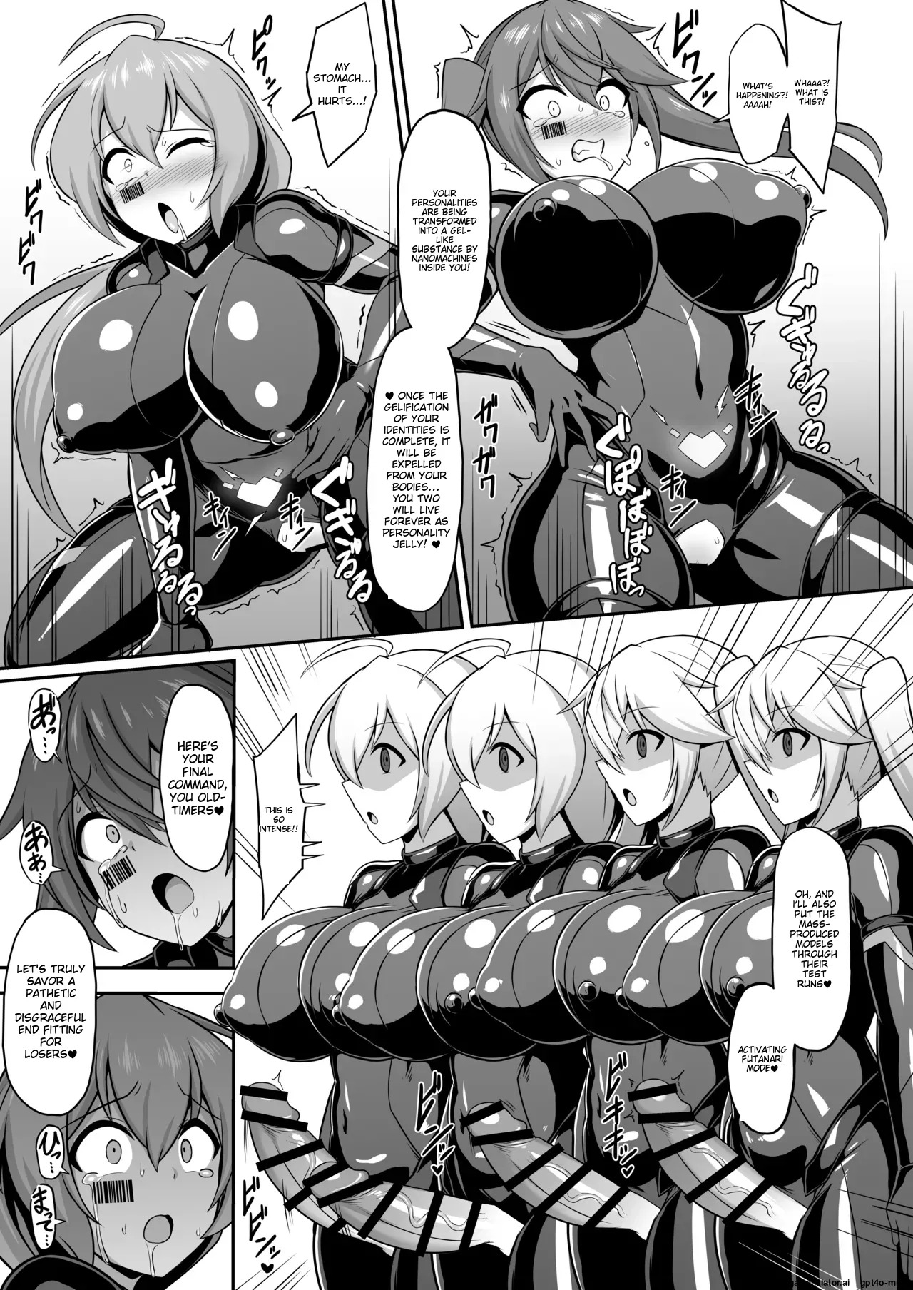 [Ikameshi Shokudou (Ikameshi)] Seisou Kouki Sacred Flare & Aqua -Buzama Sentouin-ka Songen Hakai Keikaku- [English] [MTL] - Page 39