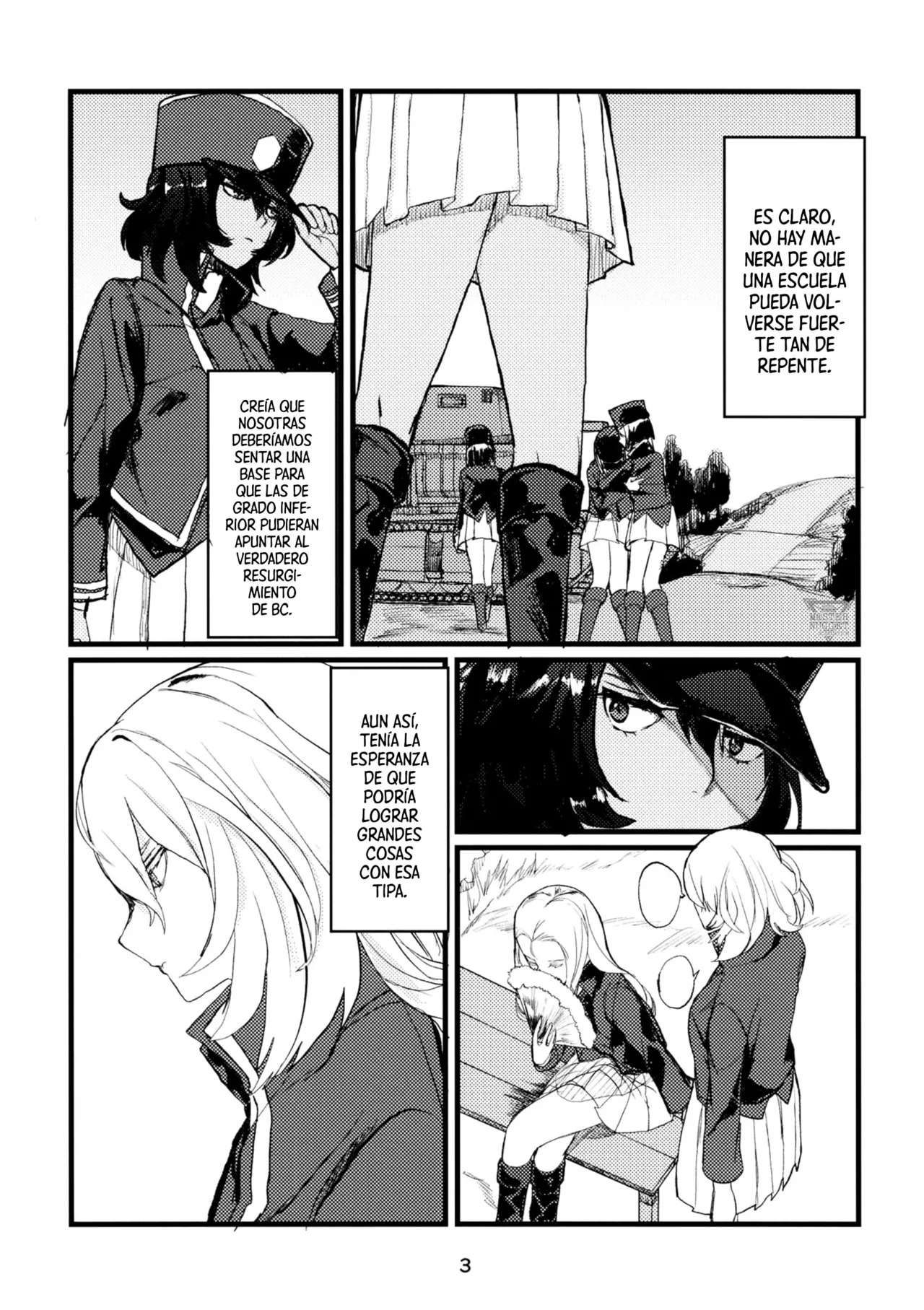 (C95) [GOLEM, Inc. (Ito)] Fuyu no Zankou / 5-nen no Echo | Resplandor crepuscular del invierno / Ecos de 5 años (Girls und Panzer) [Spanish] [Mister Nugget] - Page 2