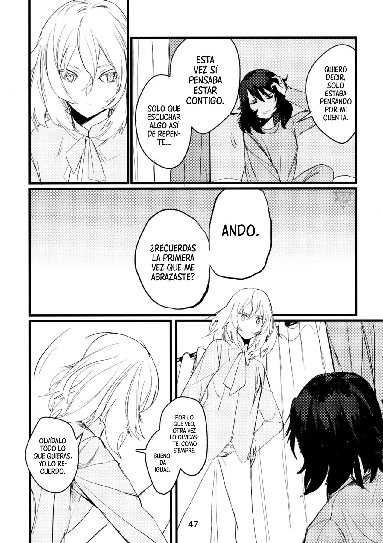 (C95) [GOLEM, Inc. (Ito)] Fuyu no Zankou / 5-nen no Echo | Resplandor crepuscular del invierno / Ecos de 5 años (Girls und Panzer) [Spanish] [Mister Nugget] - Page 46