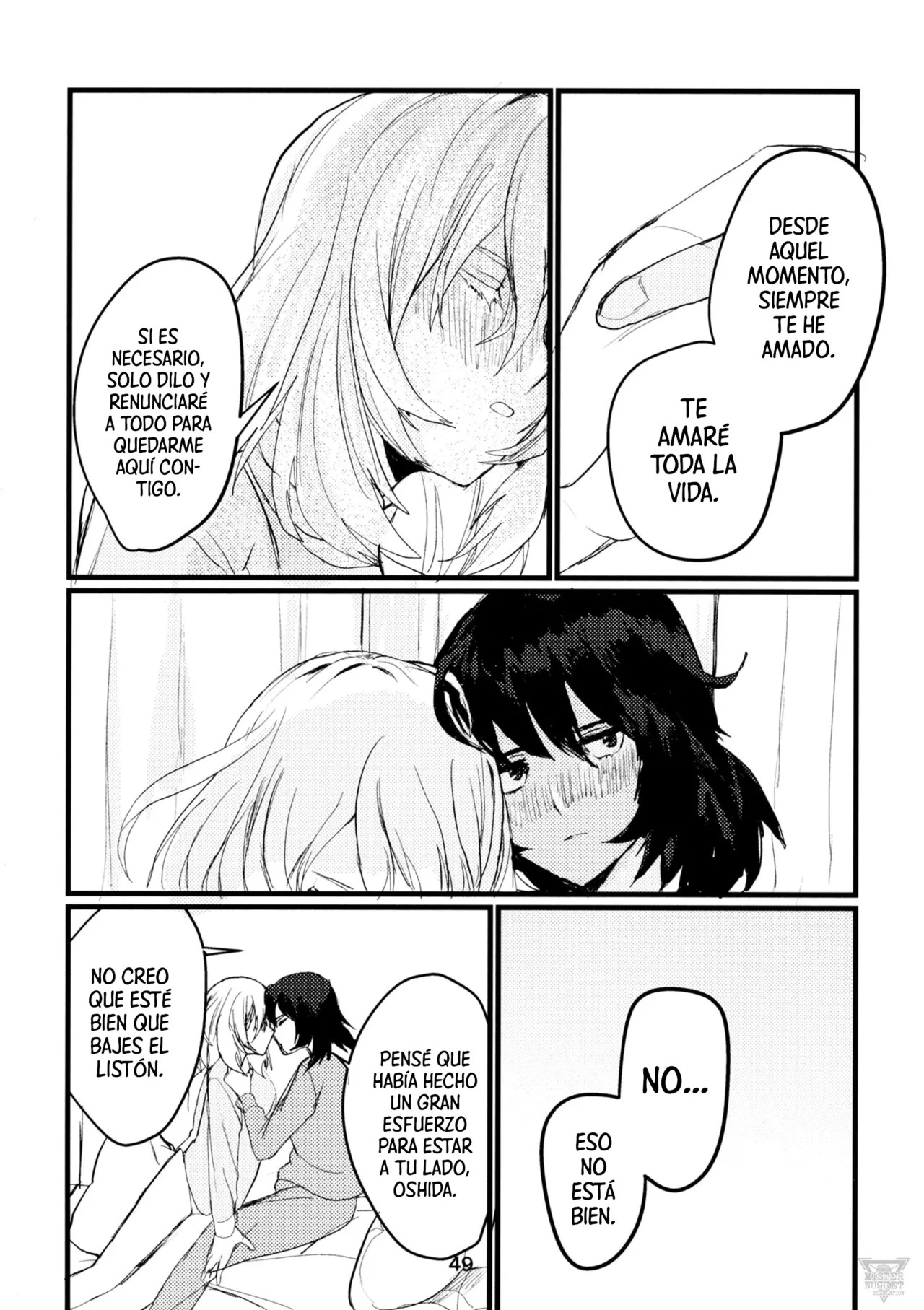 (C95) [GOLEM, Inc. (Ito)] Fuyu no Zankou / 5-nen no Echo | Resplandor crepuscular del invierno / Ecos de 5 años (Girls und Panzer) [Spanish] [Mister Nugget] - Page 48