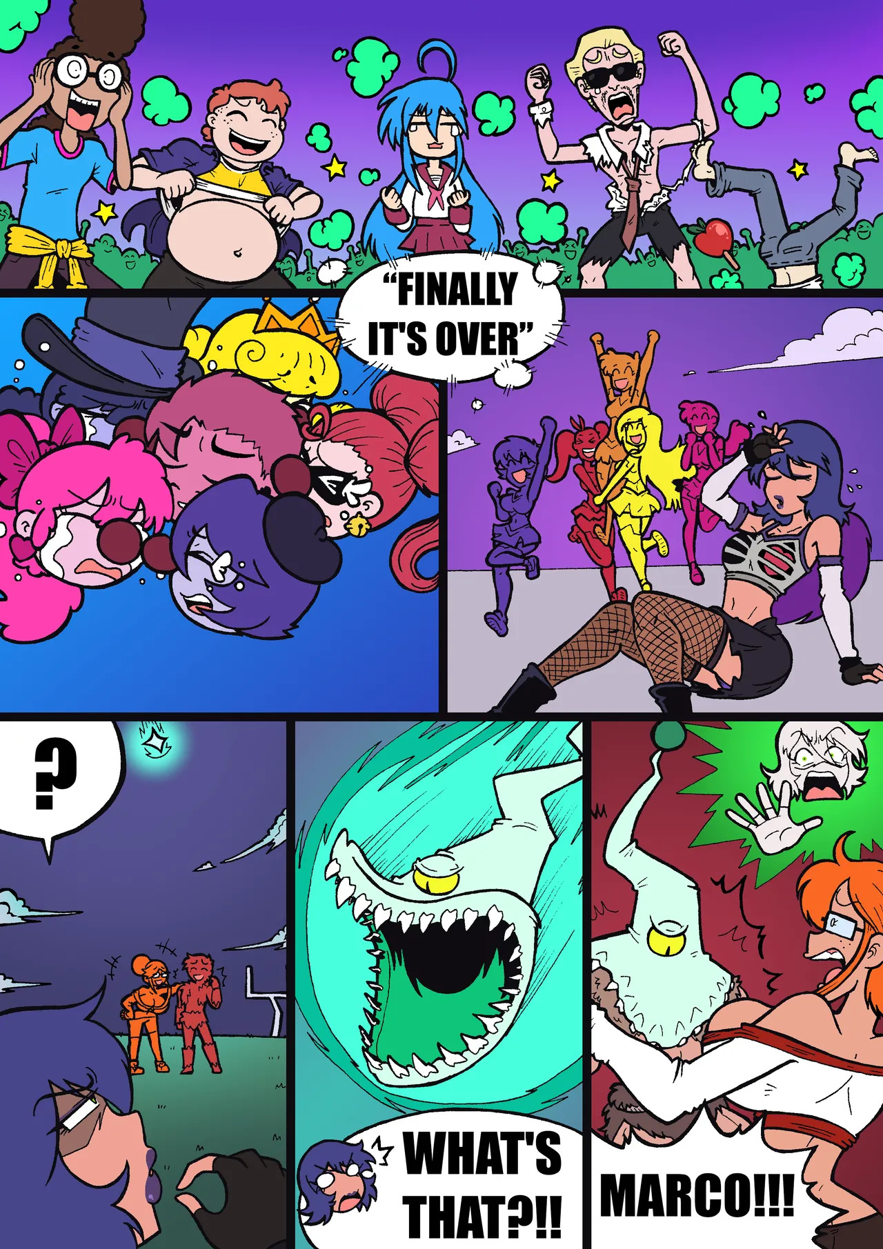 [MALANDRA-PARODIAS] MARCO HAREM WORLDS - POM POM WORLD - Page 105
