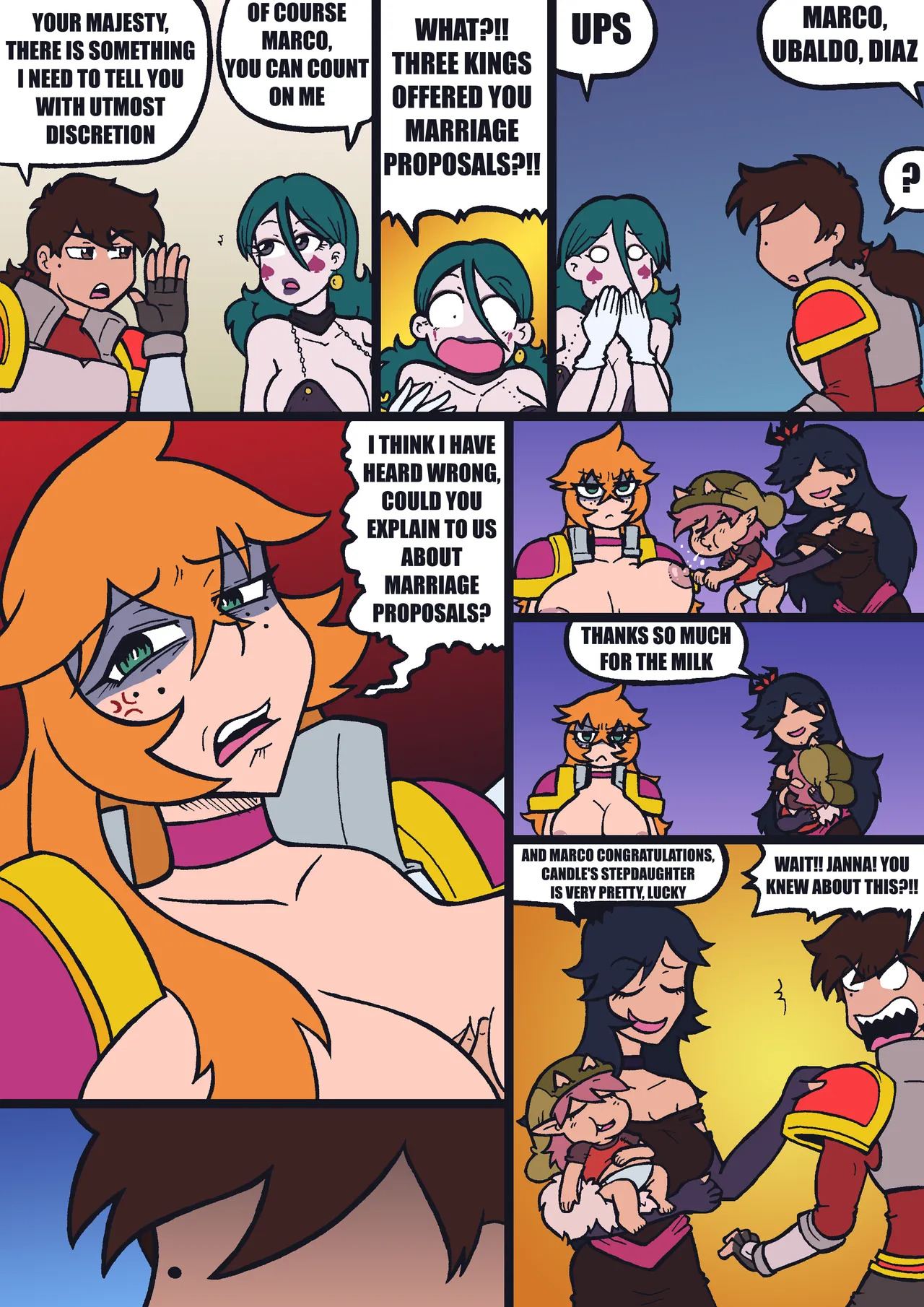 [MALANDRA-PARODIAS] MARCO HAREM WORLDS - MONSTER KINGDOM (Ongoing) - Page 38