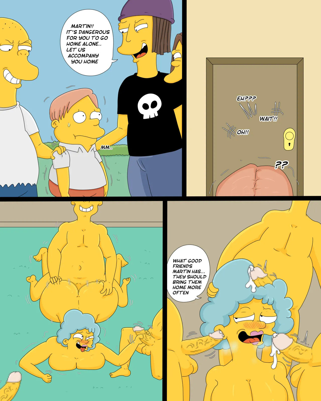 [Marecattus] The Bullies (The Simpsons) - Page 10
