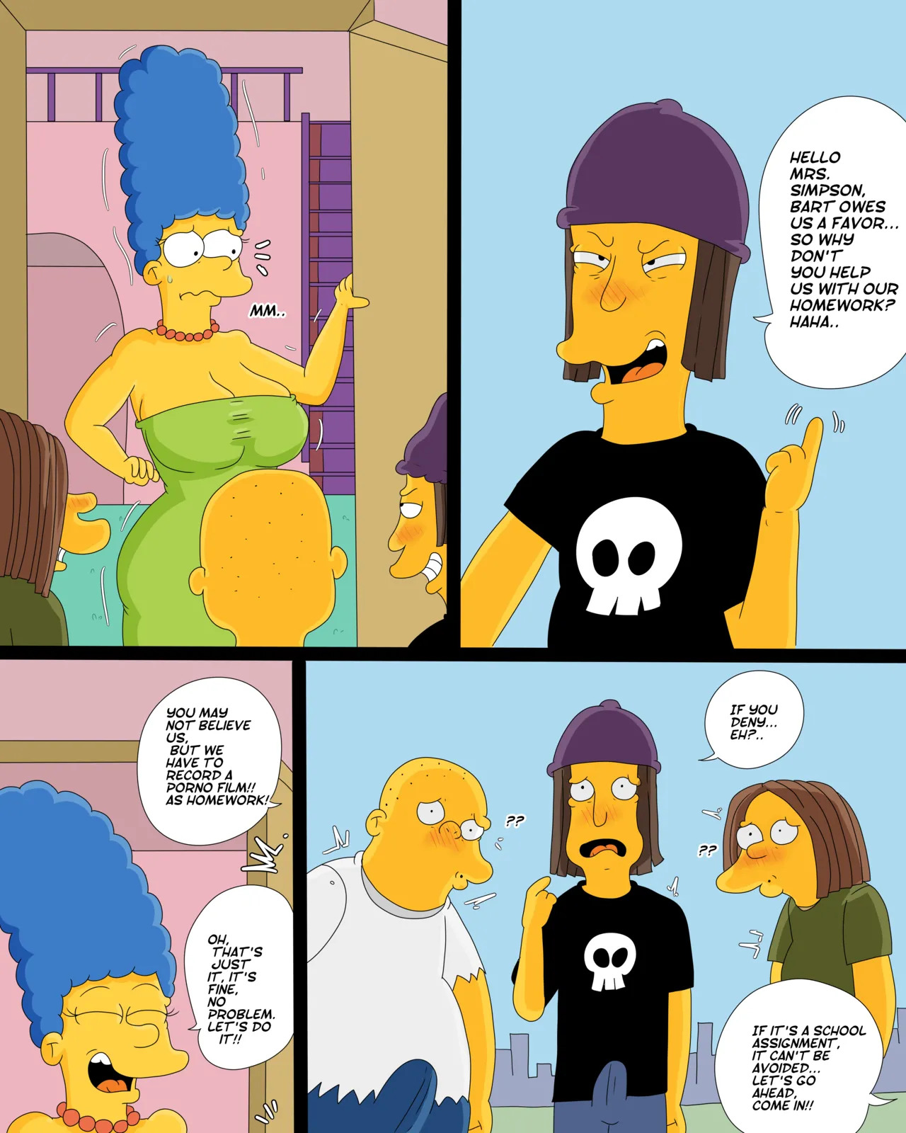 [Marecattus] The Bullies (The Simpsons) - Page 12