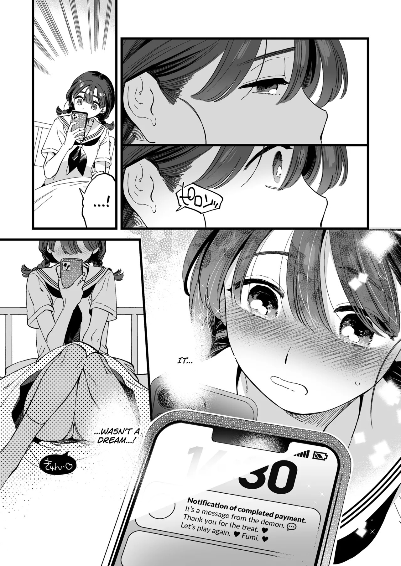 Futanari Akuma-san to Hiruyasumi ~Appli de Shoukan Shitara Oishiku Itadakare chaimashita~ + Happy Halloween [English] [biribiri] - Page 38