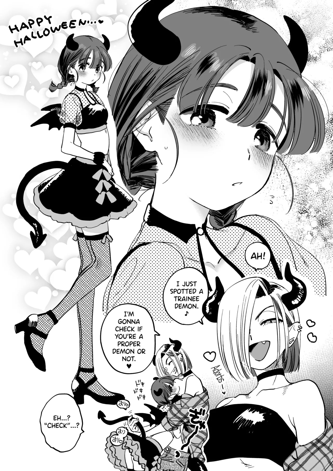 Futanari Akuma-san to Hiruyasumi ~Appli de Shoukan Shitara Oishiku Itadakare chaimashita~ + Happy Halloween [English] [biribiri] - Page 40