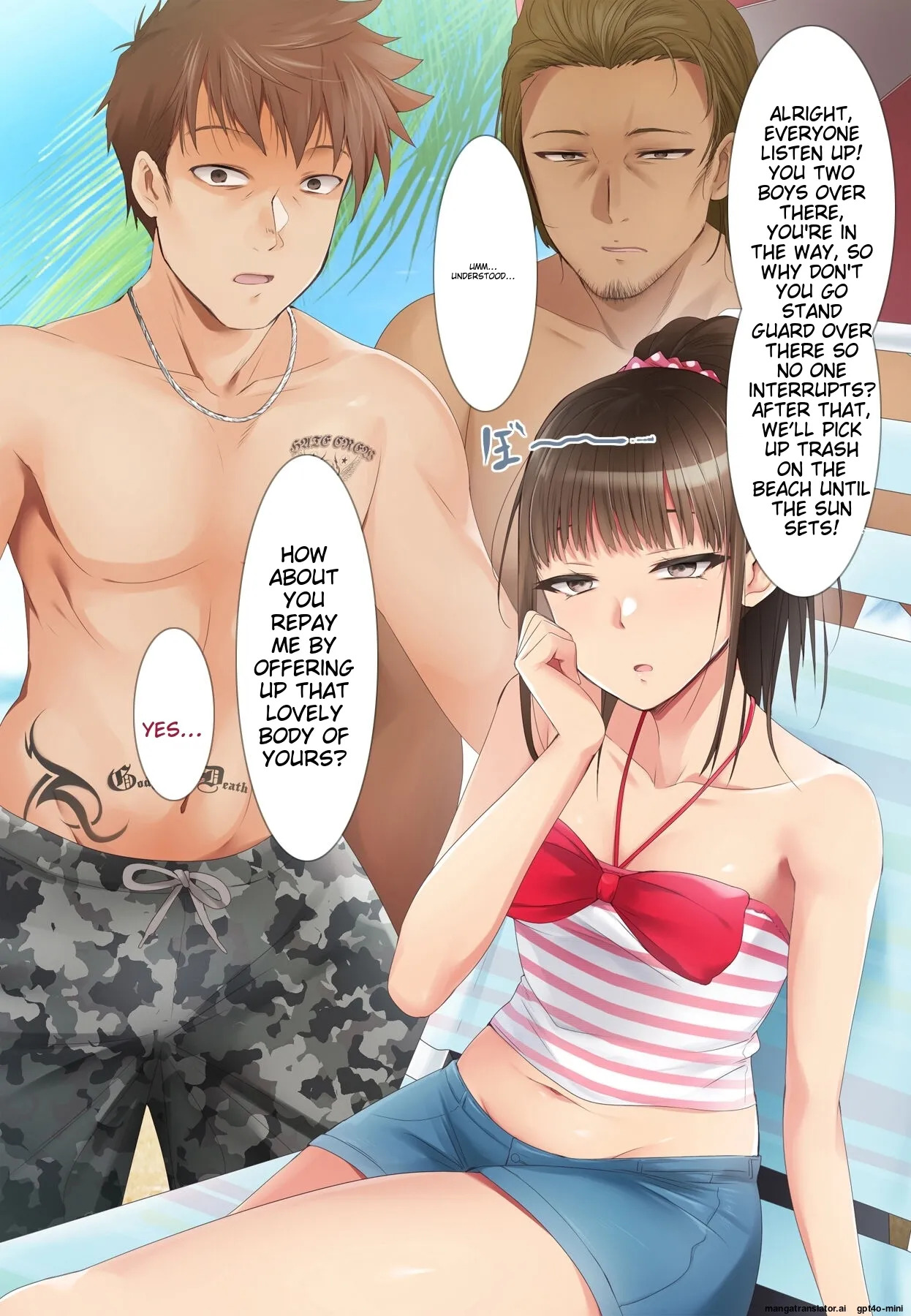 [BLACK_SMILE_(kaiga_kiten)]_Saimin_Appli_ver._666_~Manatsu_no_Beach_de_Mizugi_Bijo_o_Gochisousama!_2~ [MTL] - Page 104