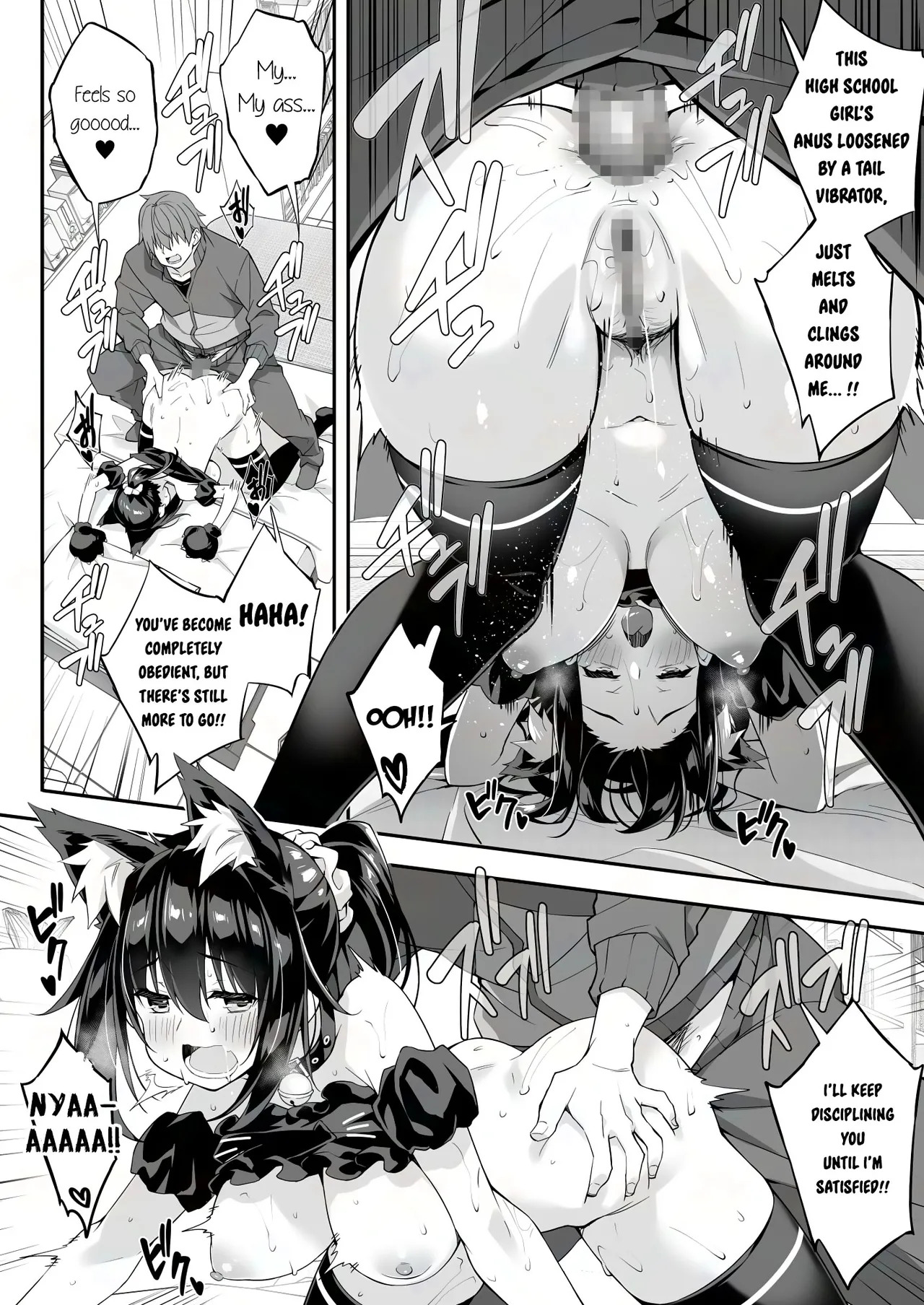 [Otukimi Koubo (Akizora Momidi)] JK Kaji Daikou Series Nekomimi Cosplay JK no Anal ni Shippo Plug o Sashite Enkaku Sousa de Itazura Shite Mita | High School Girl Housekeeping Series I Inserted a Tail Plug Into The Anus of a High School Girl Wearing Cat-Ear Cosplay and Remotely Teased Her [English] [MTL] [Digital] - Page 22