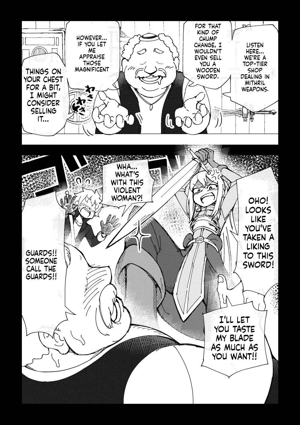 [Arimuland (Ari and Mura)] Reizoku Musume Fukutsu no Onna Kenshi - Page 23