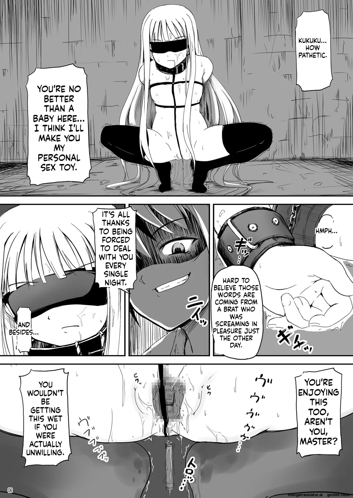 [Akamuni. (Akayoshi Hajime)] Boku to Shishou ~Yami no Mahou ni Mushibamare~ (Mahou Sensei Negima!) (English) (MTL) - Page 6