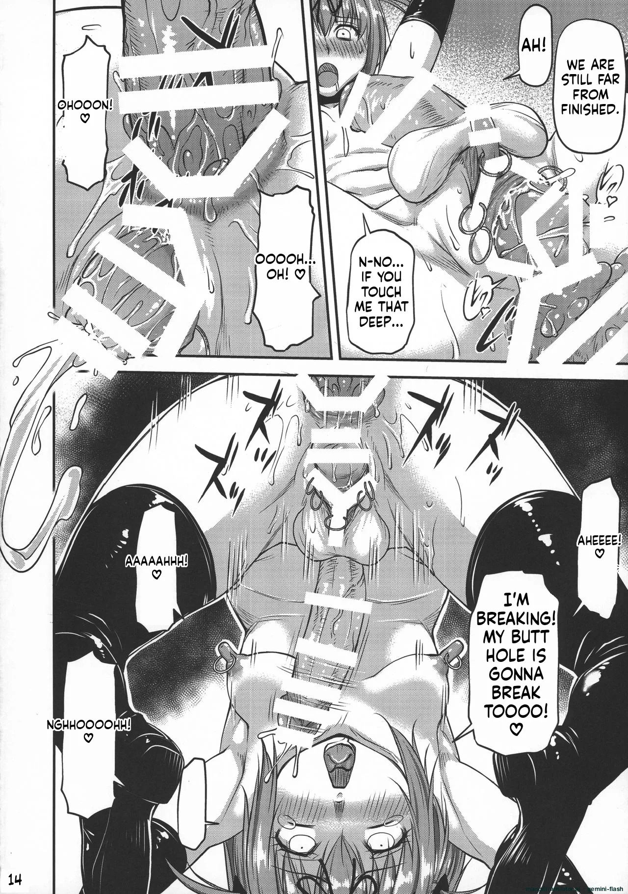 (C92) [Index ACG (Nagare Ippon)] INDEXGIRLS 10 Futanari Seito Kaichou Amazing SM Show [English] [MTL] - Page 16