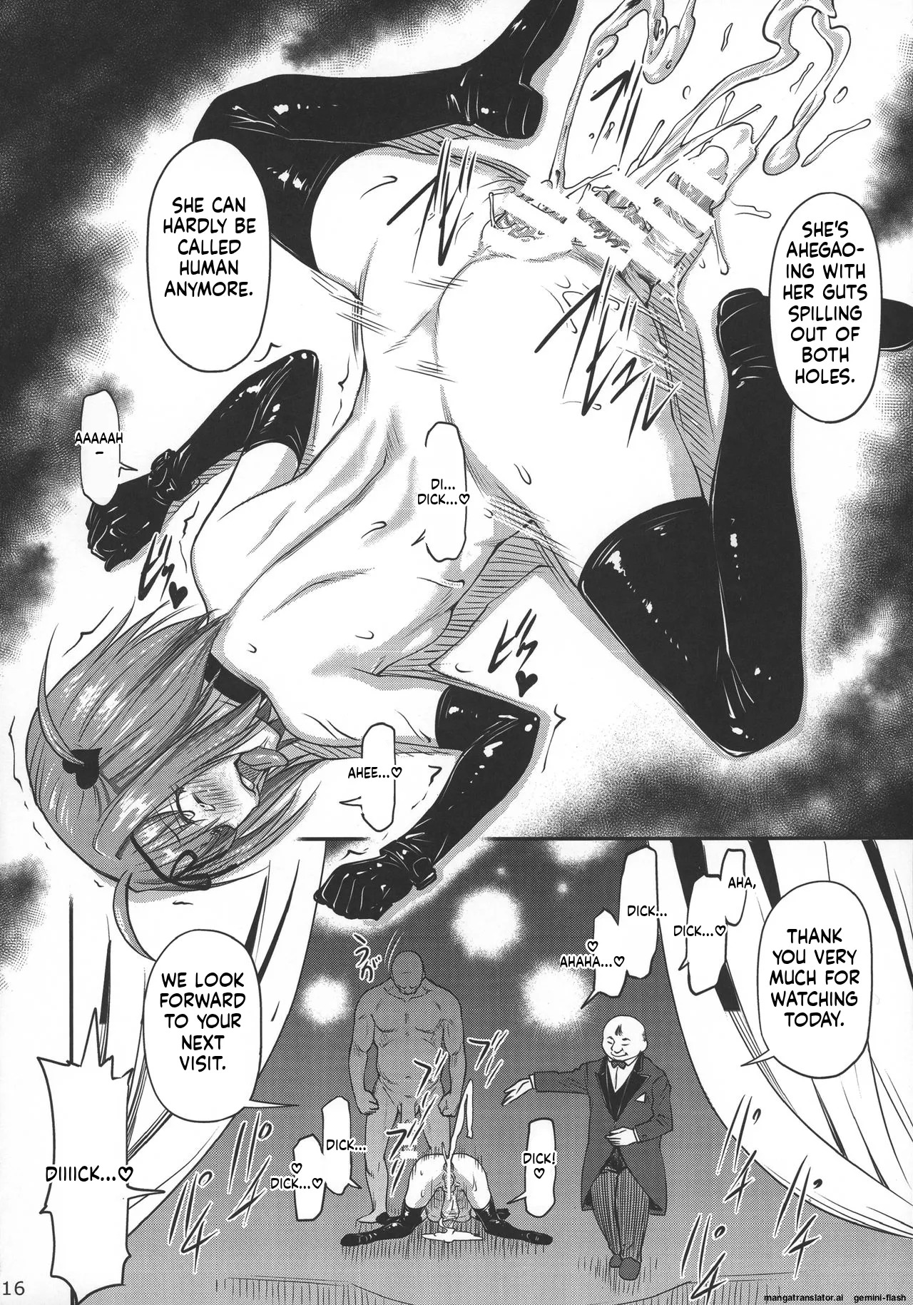 (C92) [Index ACG (Nagare Ippon)] INDEXGIRLS 10 Futanari Seito Kaichou Amazing SM Show [English] [MTL] - Page 18