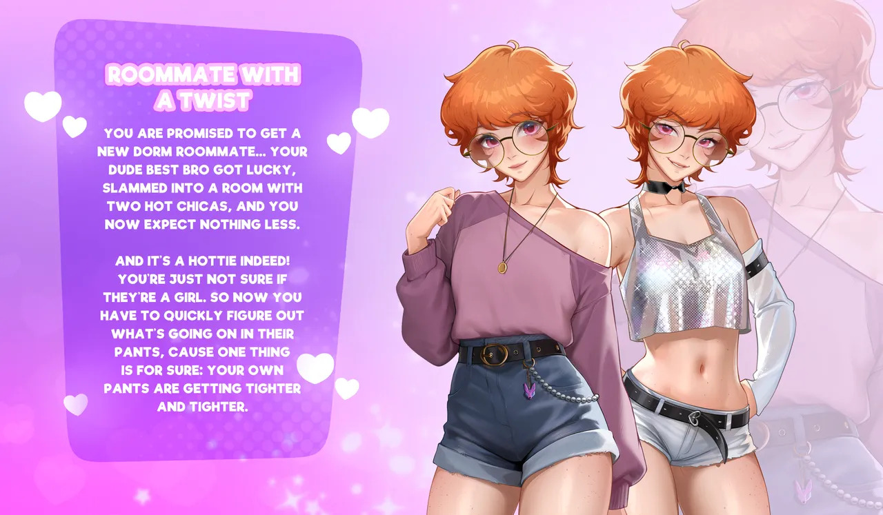 [Horny Capybara] Roommate with a Twist (femboy) / Footages from Hentai Stories - Page 2