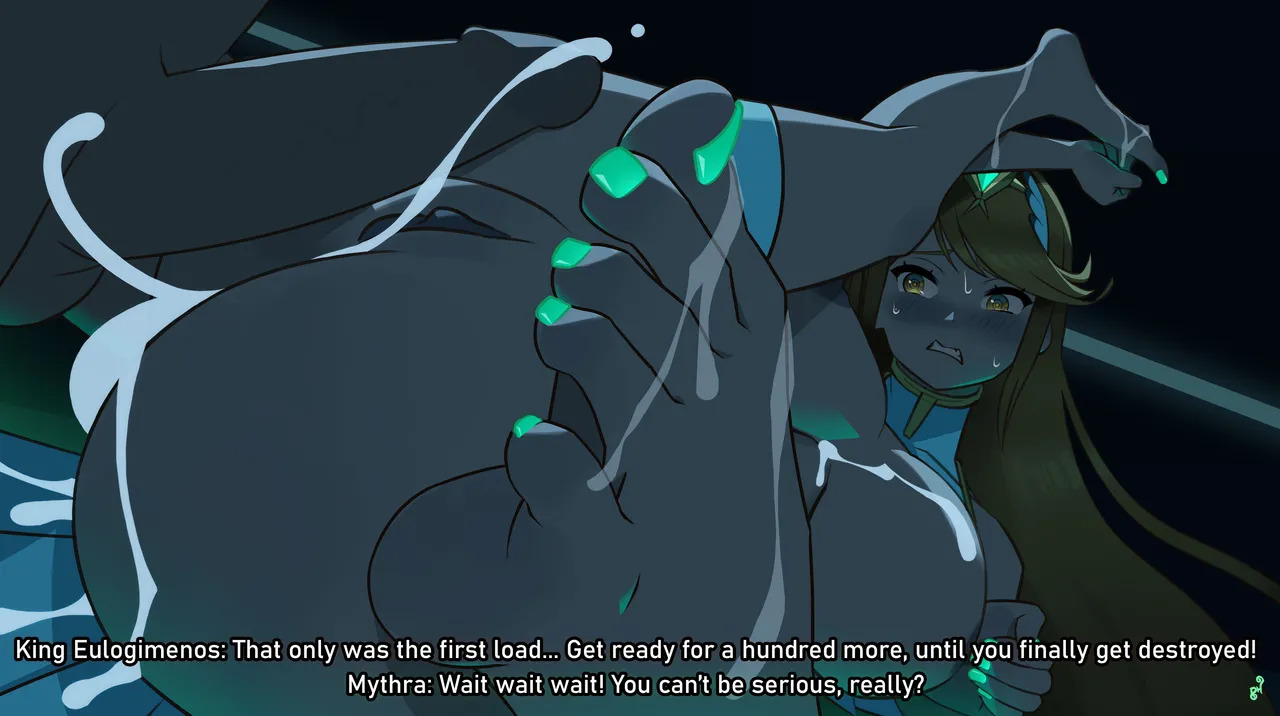 【mohoshadream】Xenoblade 2 Mythra's footjob (Patreon) - Page 14