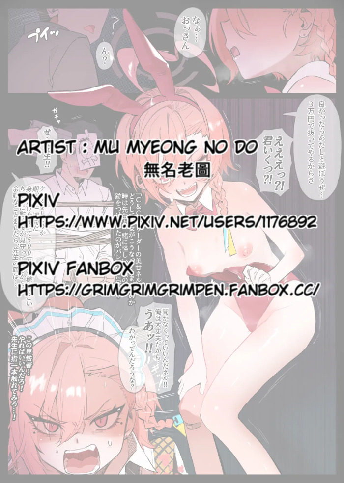 [無名老圖] ネルちゃんと３万円で遊びませんか (ブルーアーカイブ) [中国語、英語、日本語、韓国語]