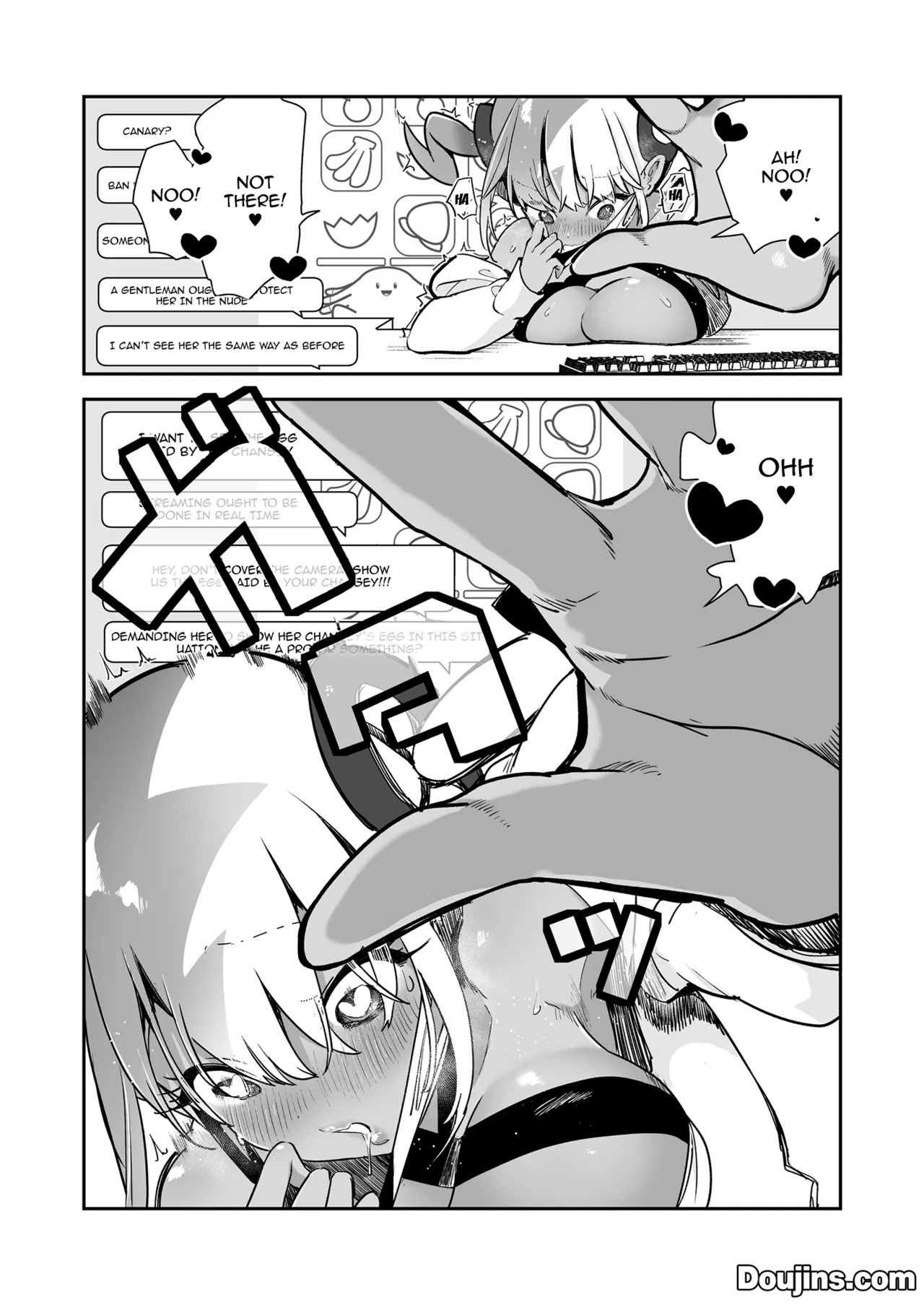 [chori (Chorimokki)] Boku wa Canari Kenzen nano de Ero Haishin wa Shinaizo!! !! | Canari's Well-Behaved So She Won't Do A Lewd Livestream!! (Pokémon LEGENDS Z-A) [Digital] [English] {Doujins.com} - Page 15