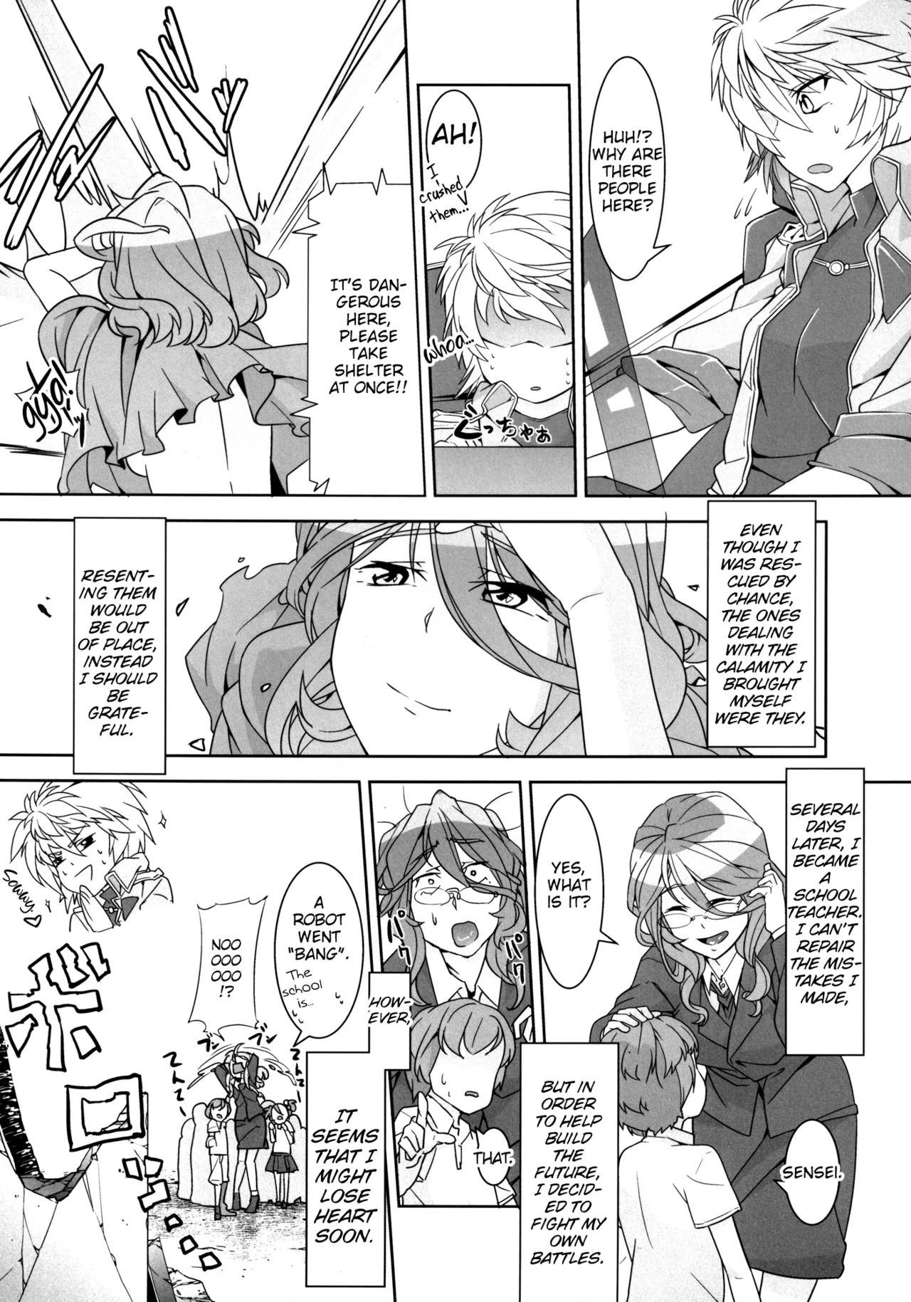 [Bronco Hitoritabi (Uchi-Uchi Keyaki)] Dainiji Boku no Watashi no Super Bobobbo Taisen ZZ - Cio Mar Mari 3 Oppai Kessen hen (Super Robot Wars) [English] [Digital] - Page 64
