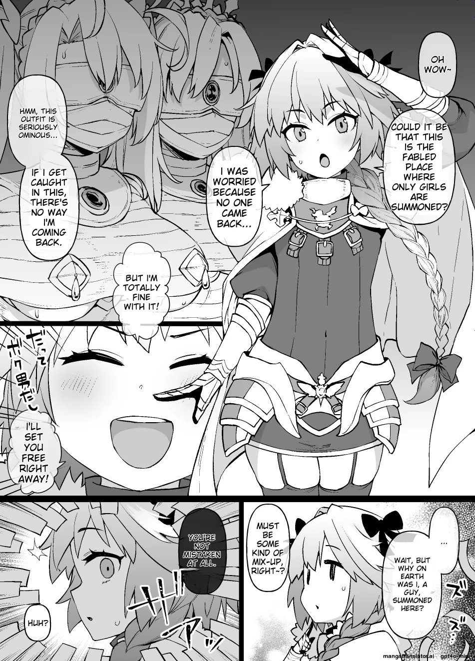[Kusayarou] FGO MC Tokuiten - Astolfo Otokonoko & Futanari Nyotaika Hen (Fate Grand Order) [MTL] - Page 33